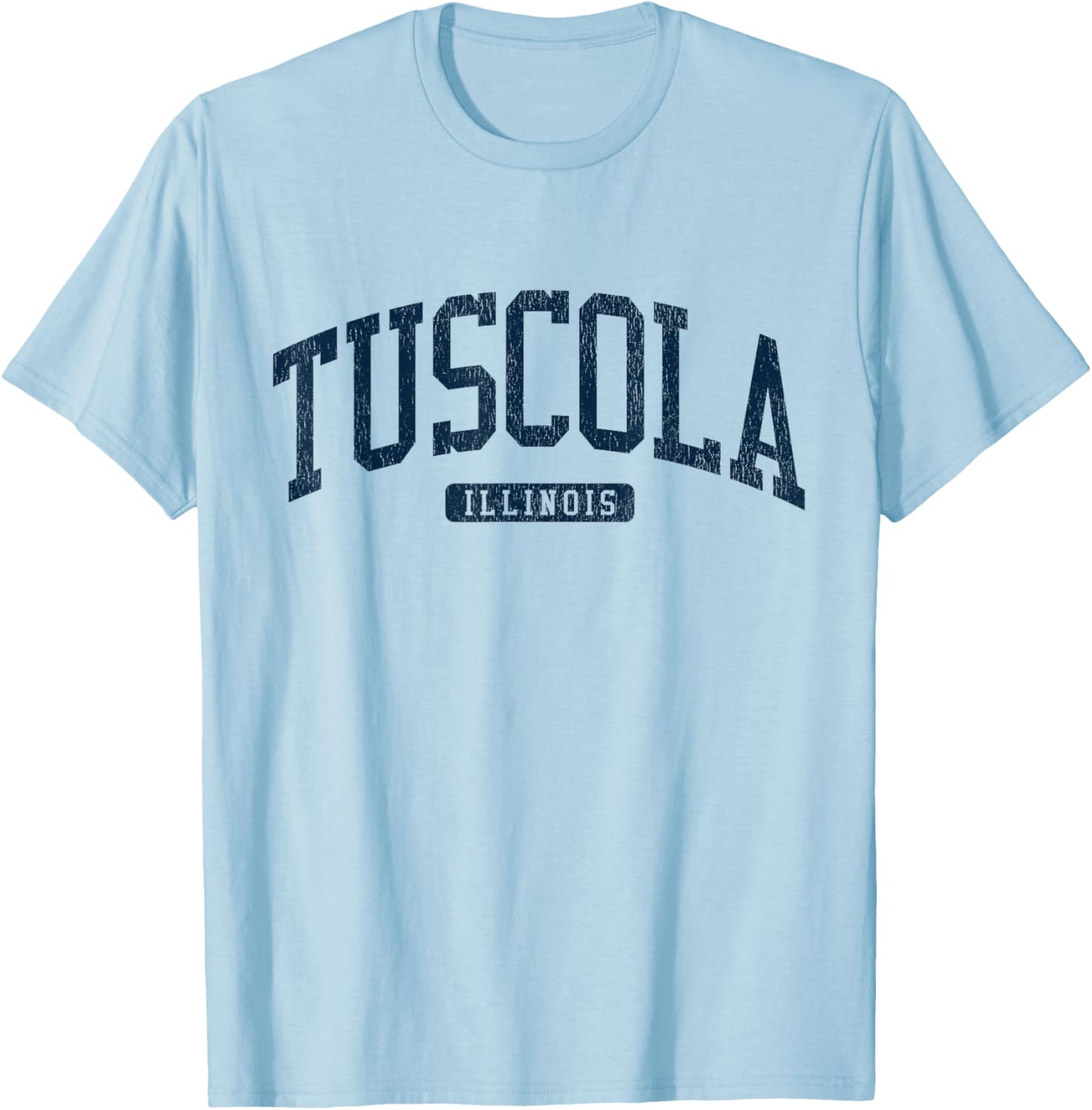Tuscola Illinois College University Style Blue T-Shirt for Students - 12
