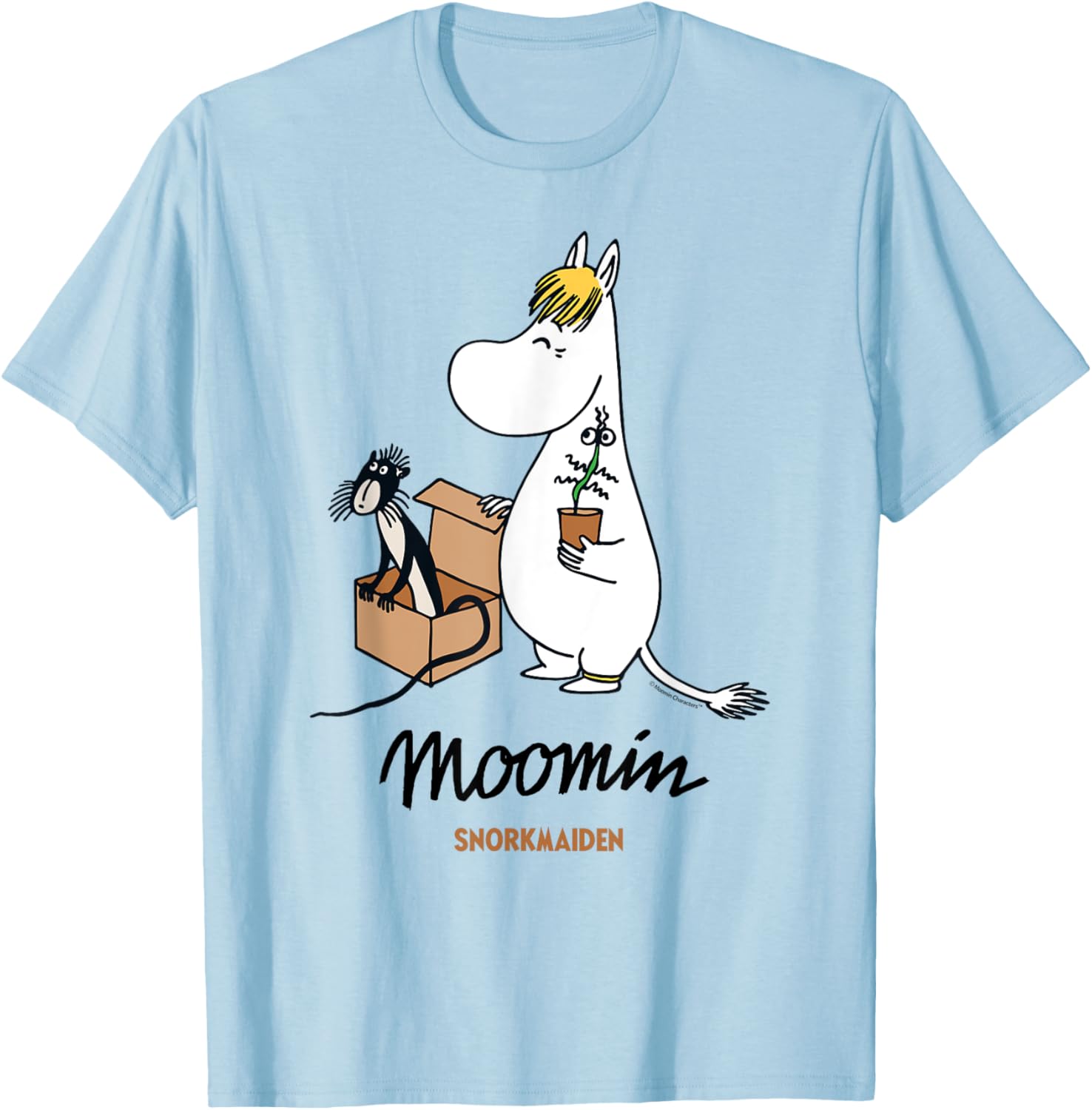 Moomin Snorkmaiden Standing T-Shirt for Cozy Casual Fashion - 3
