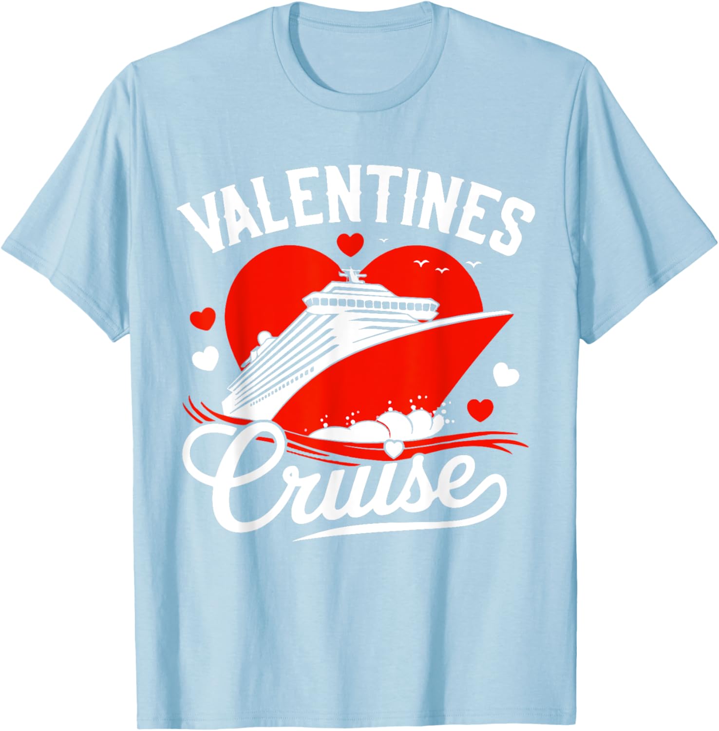 Valentine's Day Cruise Matching Couple T-Shirts for Sweet Vacation Fun - 5