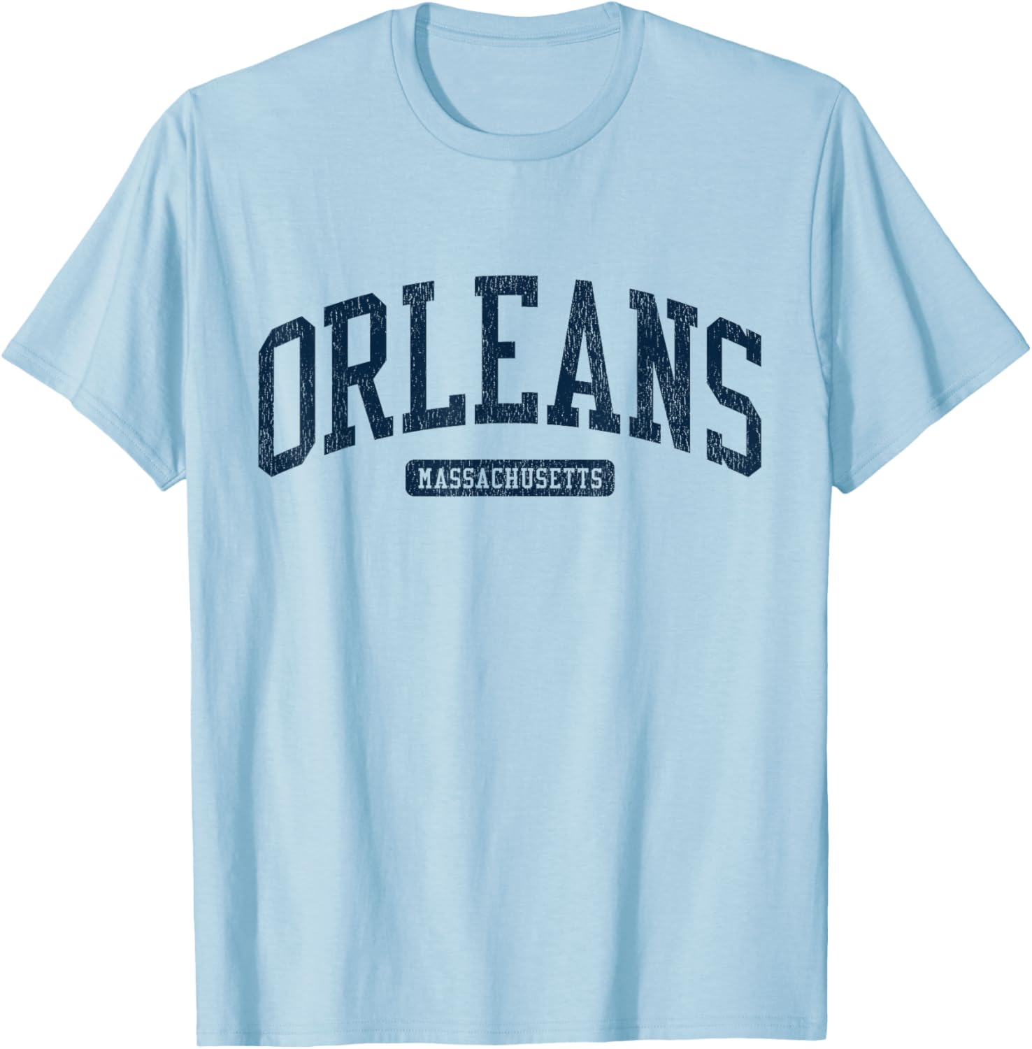 Orleans MA College University Style Blue T-Shirt for Comfortable Casual Wear - 15