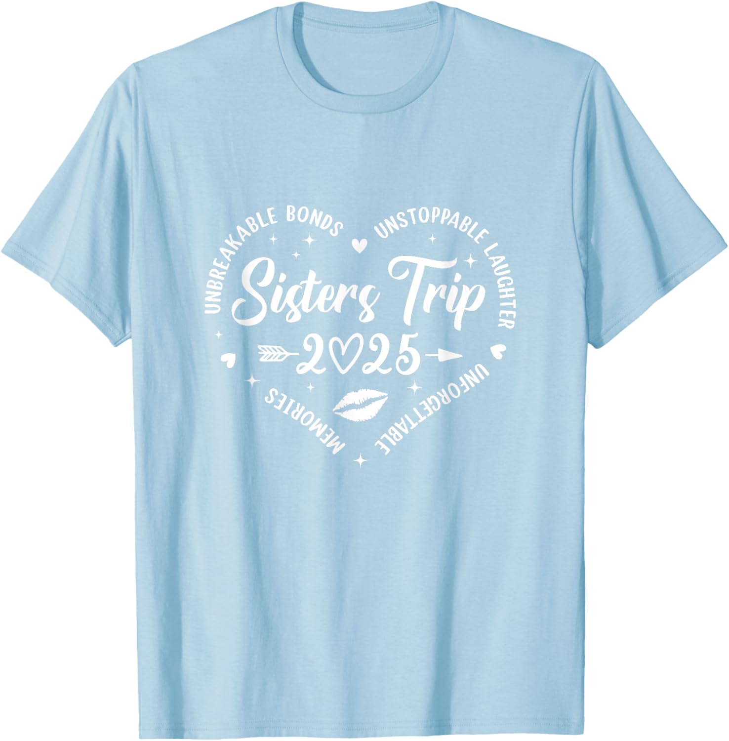 Sisters Trip 2025 Retro T-Shirt for Friends Vacation Memories - 19