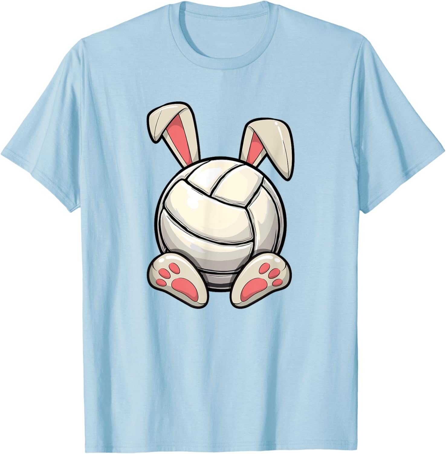 Easter Volleyball Bunny Ears T-Shirt for Kids' Egg Hunt Fun - 15