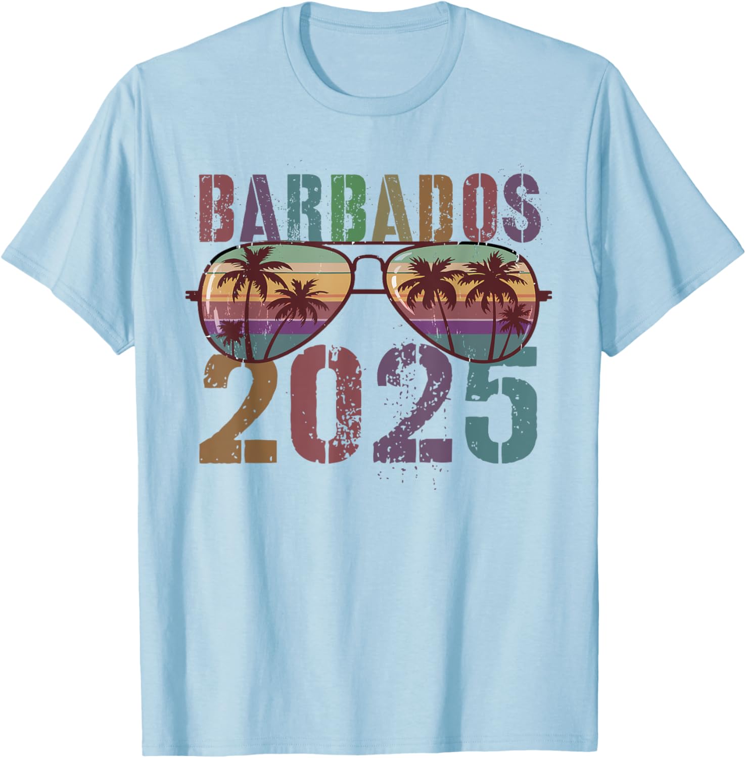 Kids Barbados 2025 Vacation Family Trip Matching T-Shirt for Moms and Besties - 3