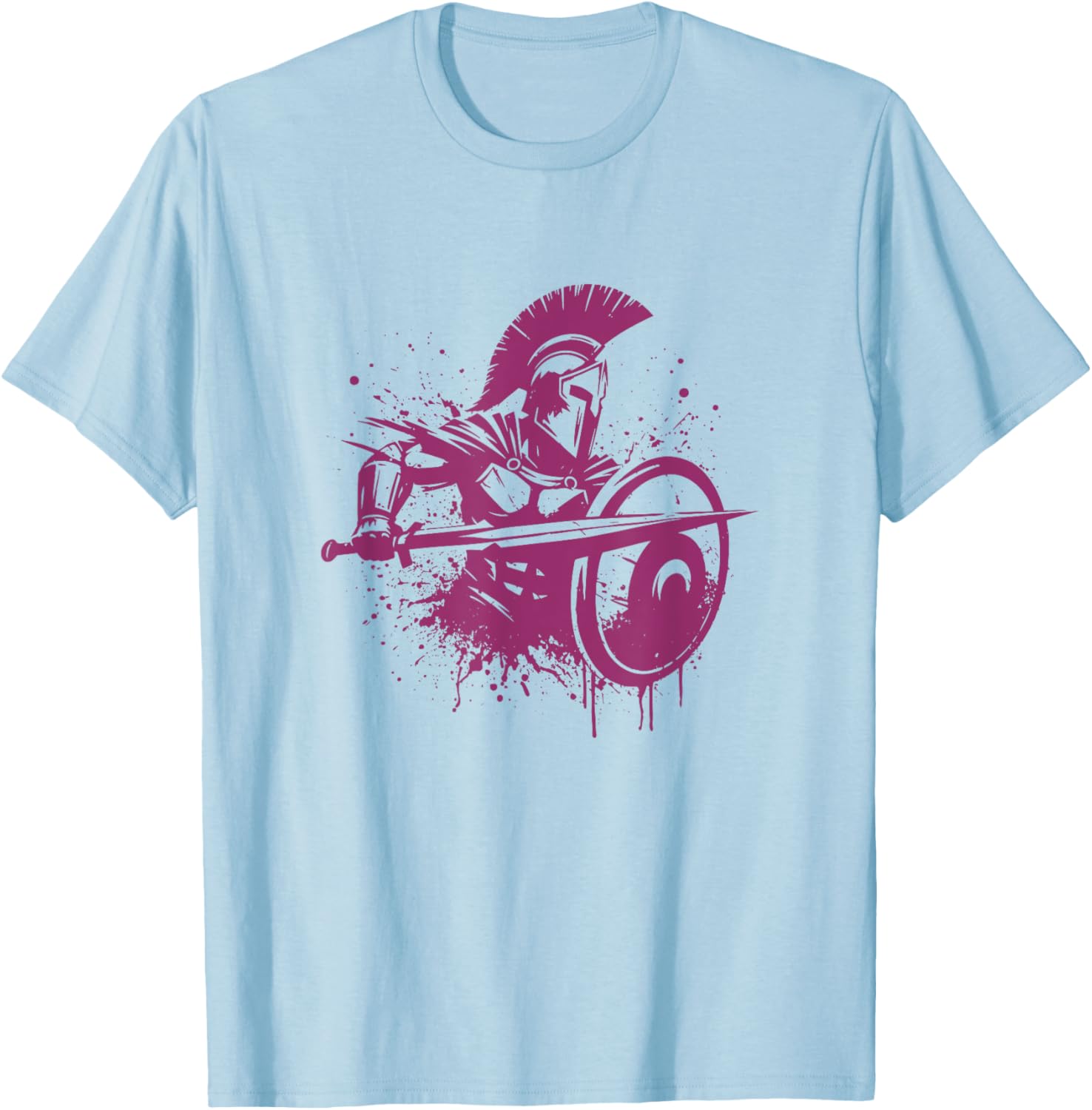 Warrior Spirit Snirt Sparta T-Shirt Hoodie with Knight Motif Design - 7