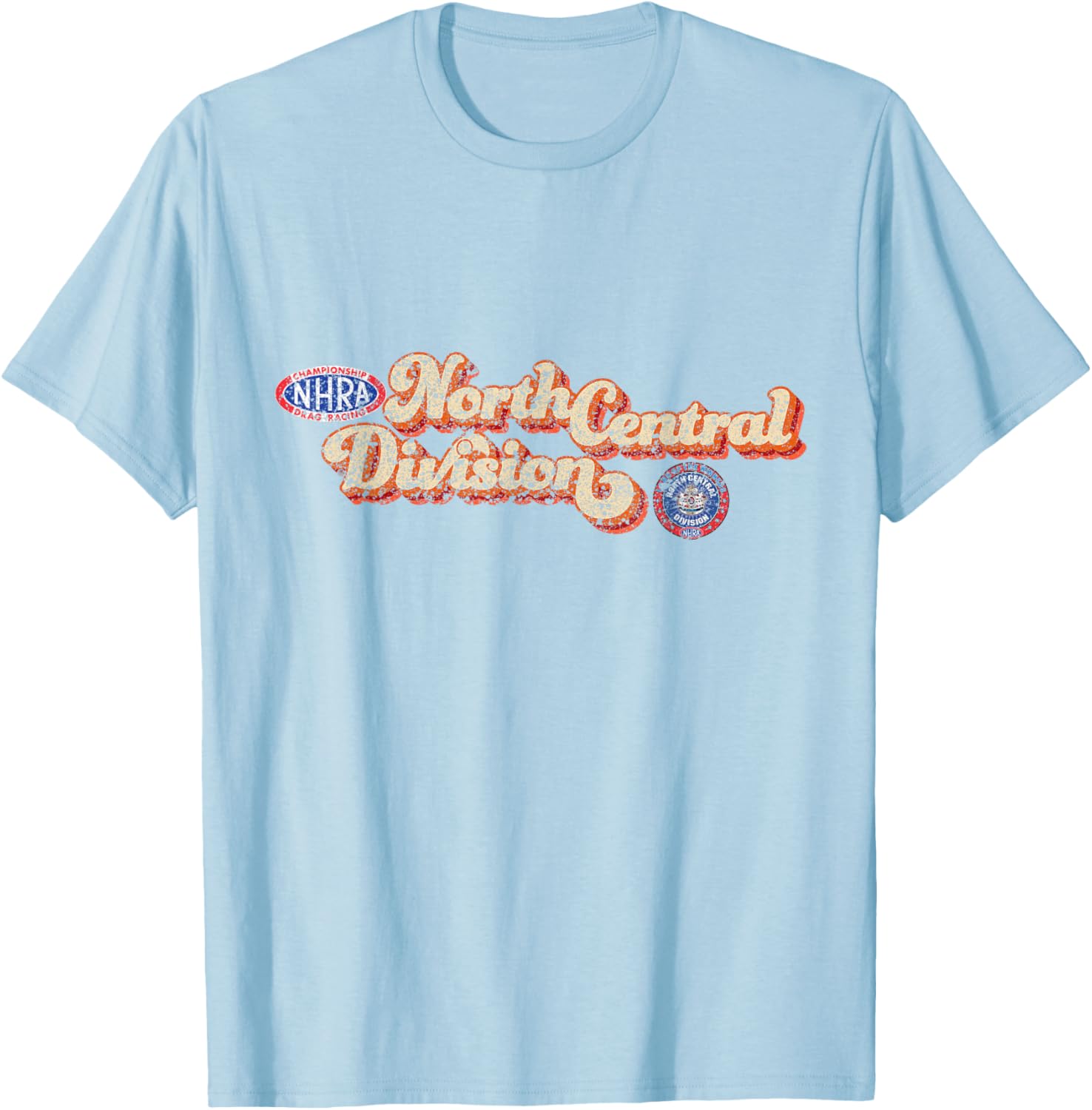 Vintage NHRA North Central Division T-Shirt for Racing Fans - 18