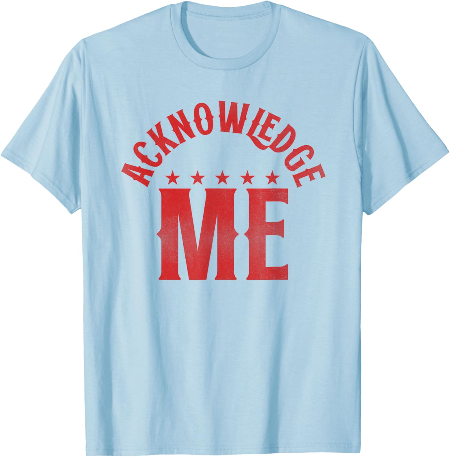 Acknowledge Me Retro Vintage Sports Competition T-Shirt for All Seasons - 9