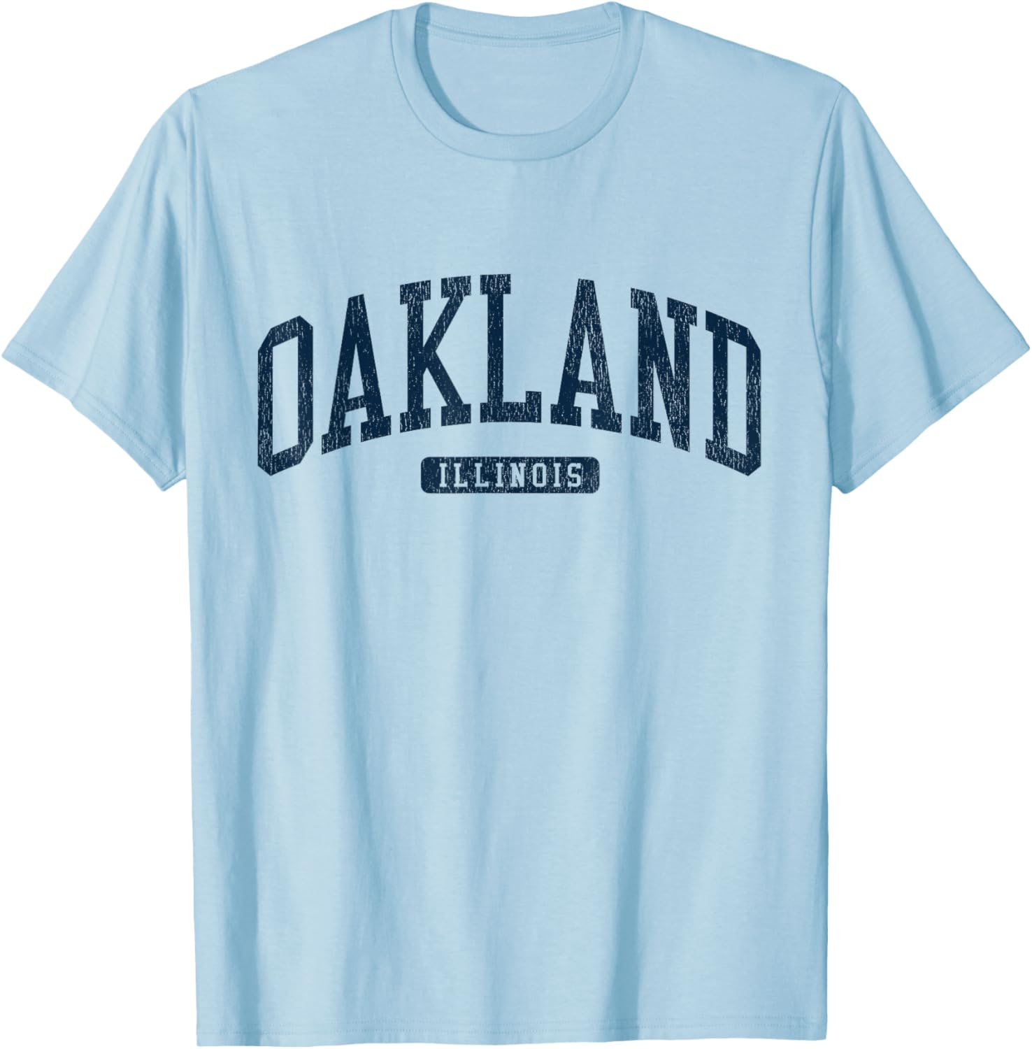 Oakland Illinois College University Blue T-Shirt for Comfort and Style - 6
