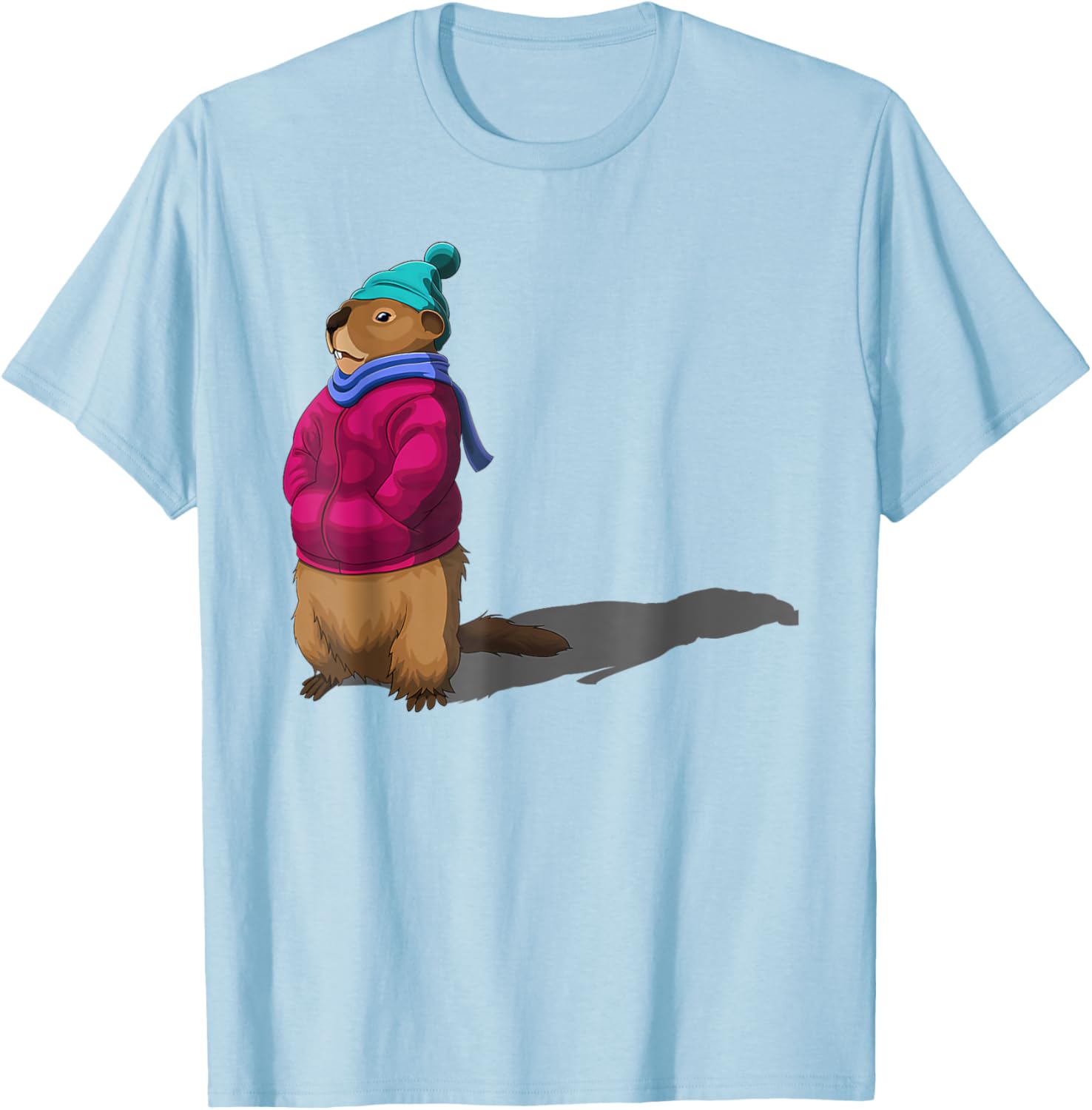 Funny Ground Hog Day T-Shirt for Men and Women - Cute Groundhog Design - 22