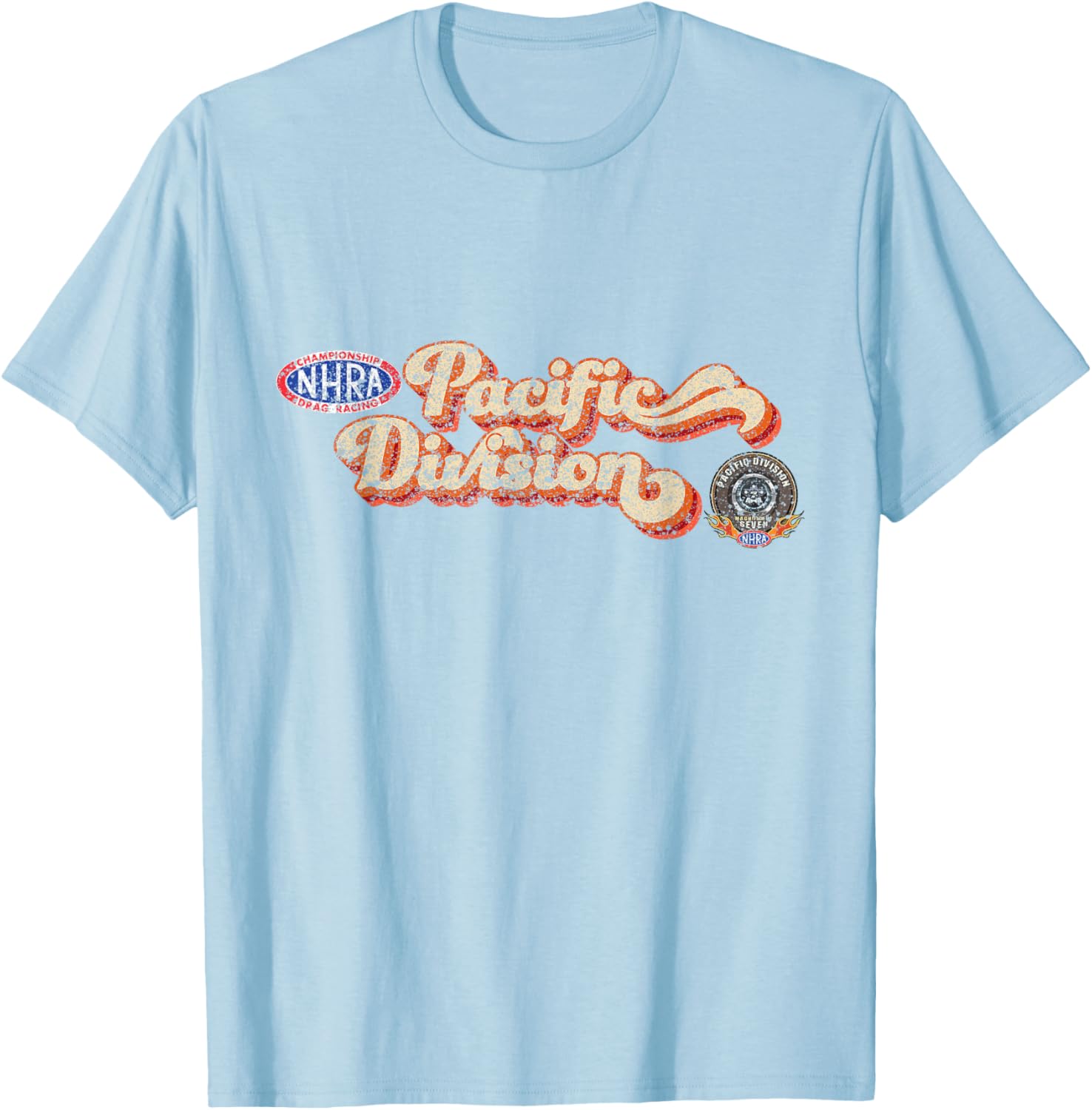 NHRA Pacific Division Vintage T-Shirt for Racing Enthusiasts and Fans - 21