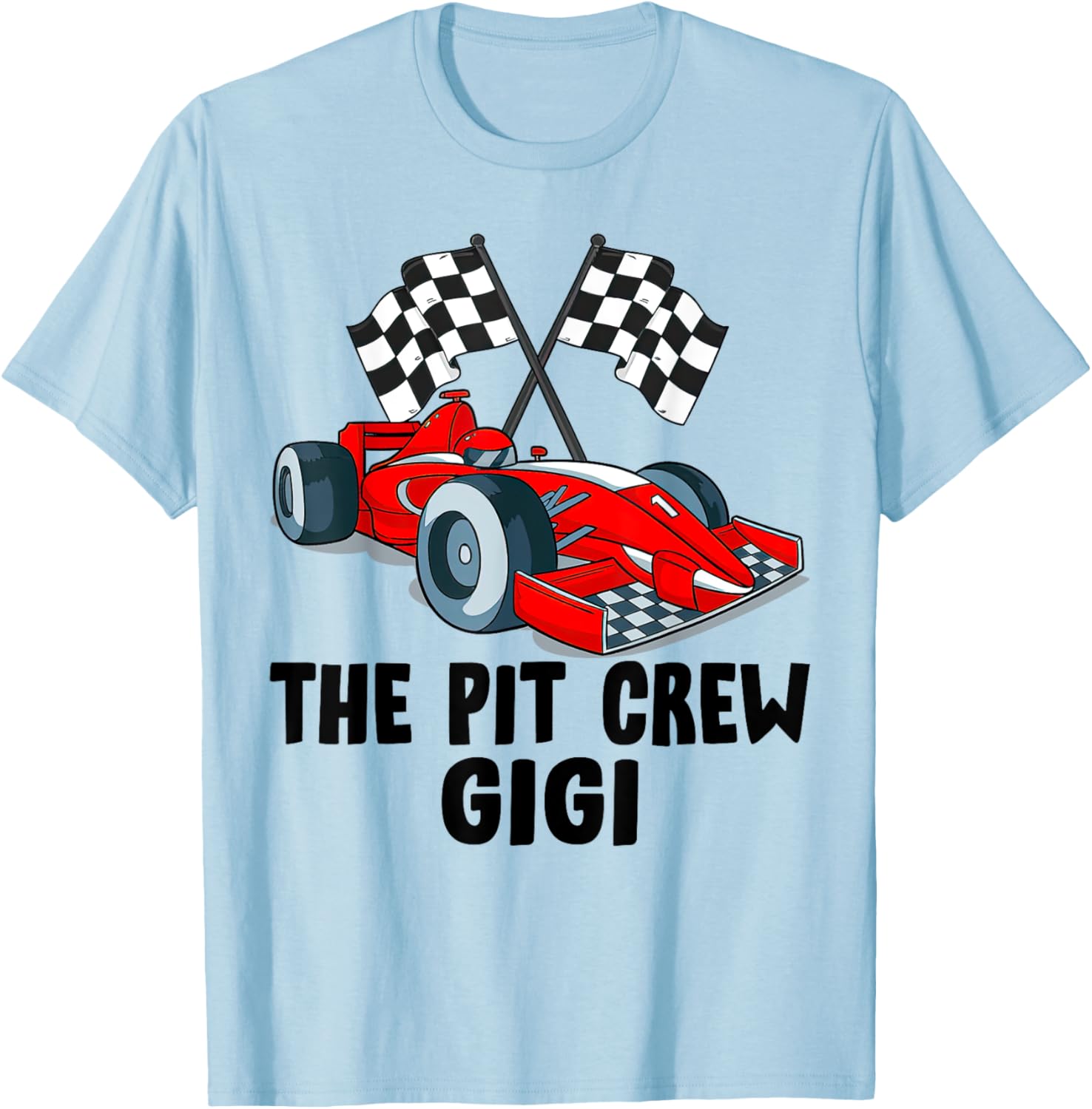 Gigi Pit Crew Race Car Birthday Party Family T-Shirt for Racing Fans - 19