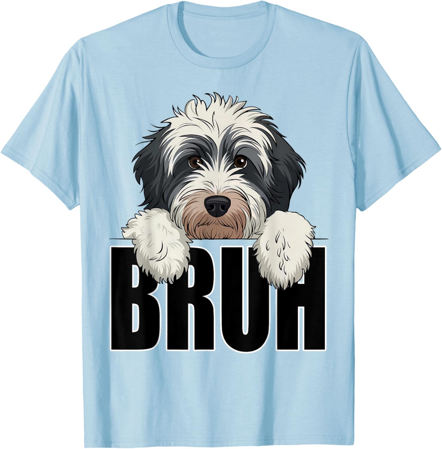 Funny Bruh Bernedoodle T-Shirt for Dog Lovers - Perfect for Boys and Kids - 29