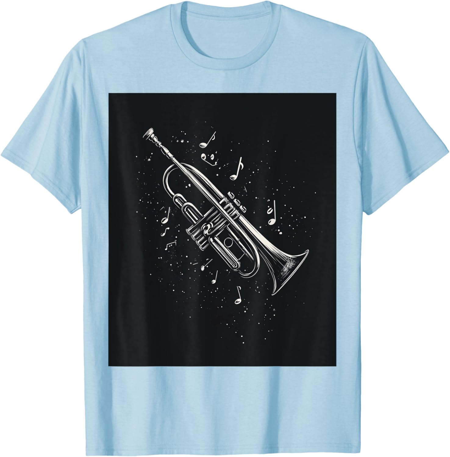 Jazz Enthusiast Trumpet Notes T-Shirt for Music Lovers and Musicians - 13