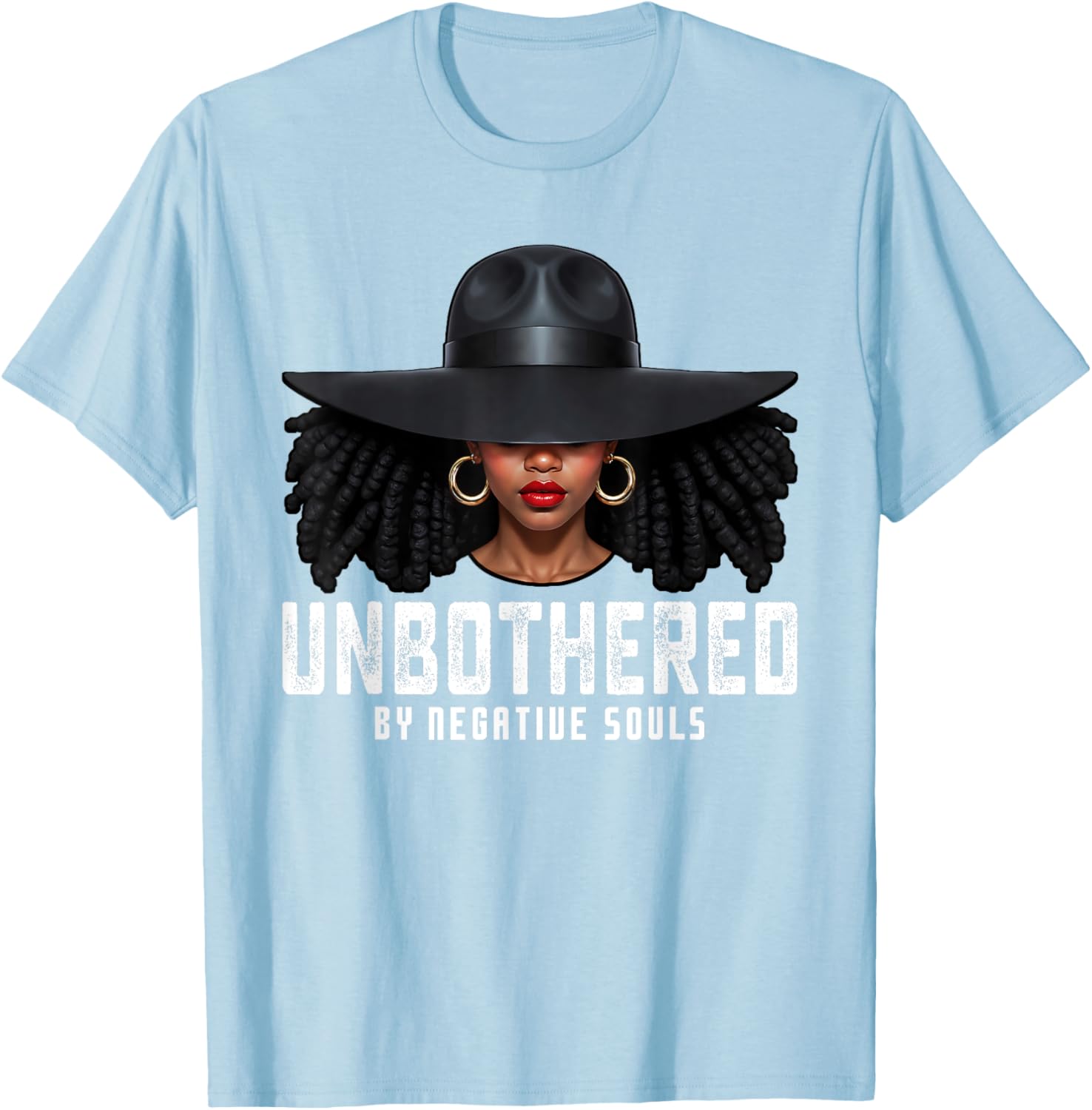 Unbothered Sassy Black Queen T-Shirt for African American Women and Girls - 20
