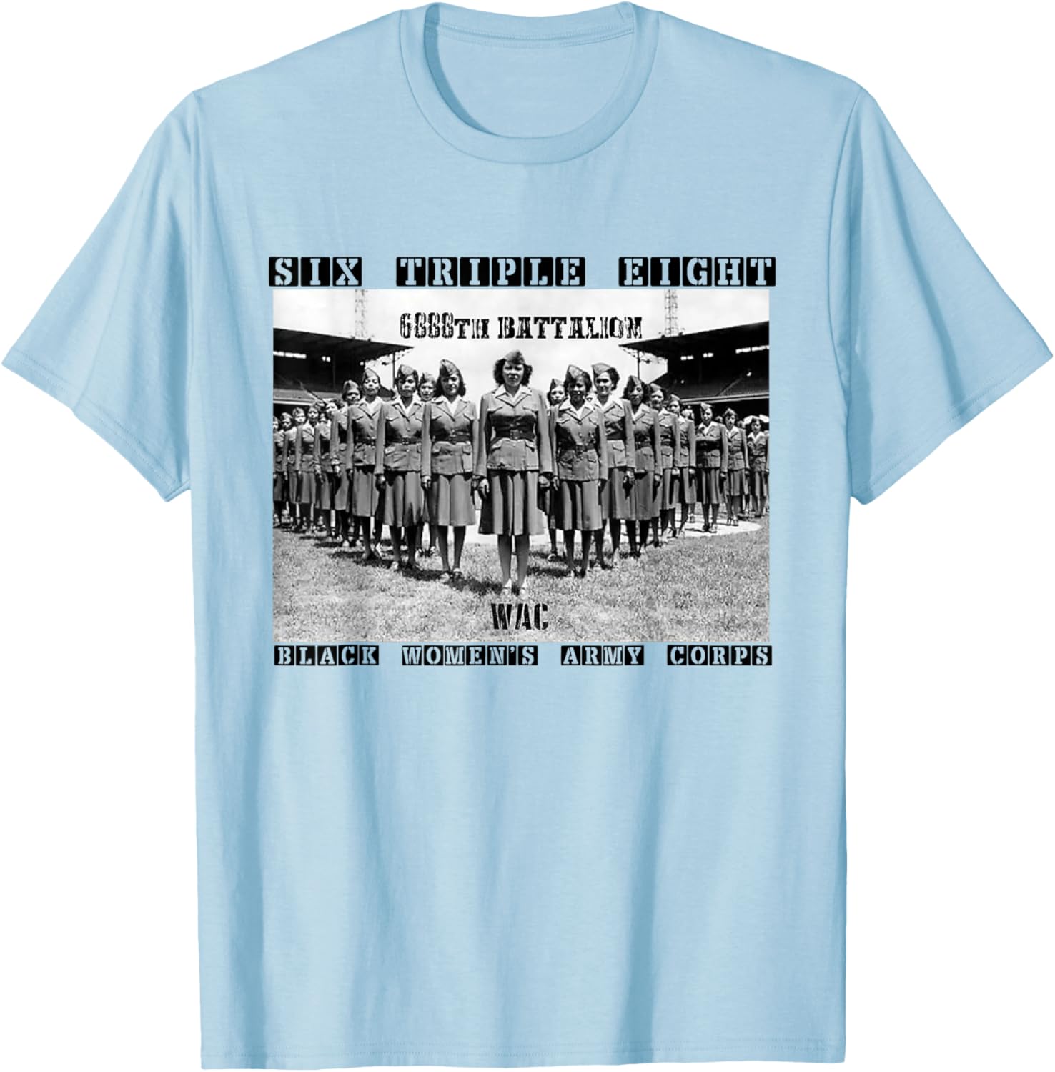 Elegant 6888th Army Corps T-Shirt for Black Women – Support Charity Adams - 15