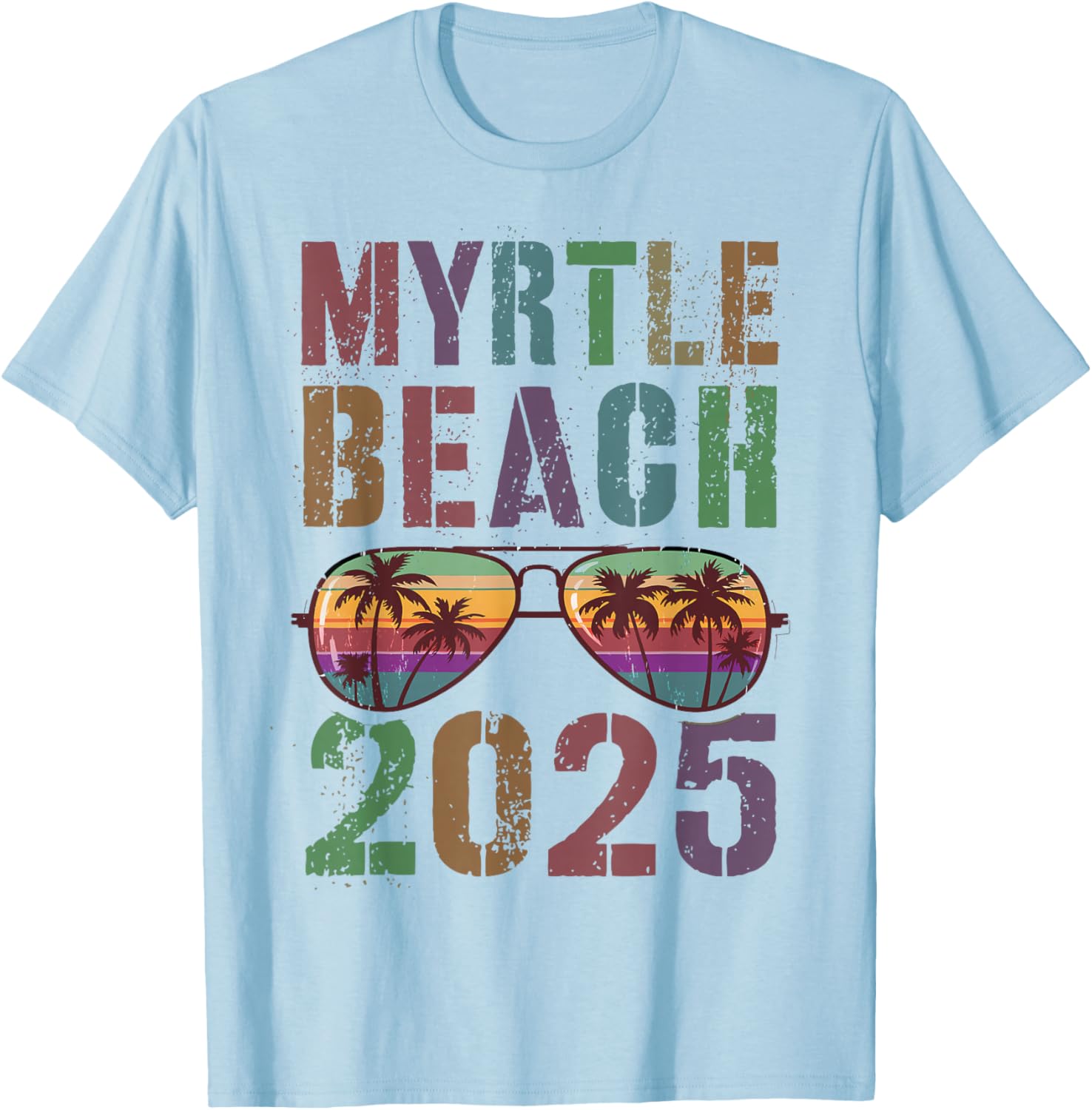Kids Myrtle Beach 2025 Matching Mom T-Shirt for Fun Family Vacations - 1