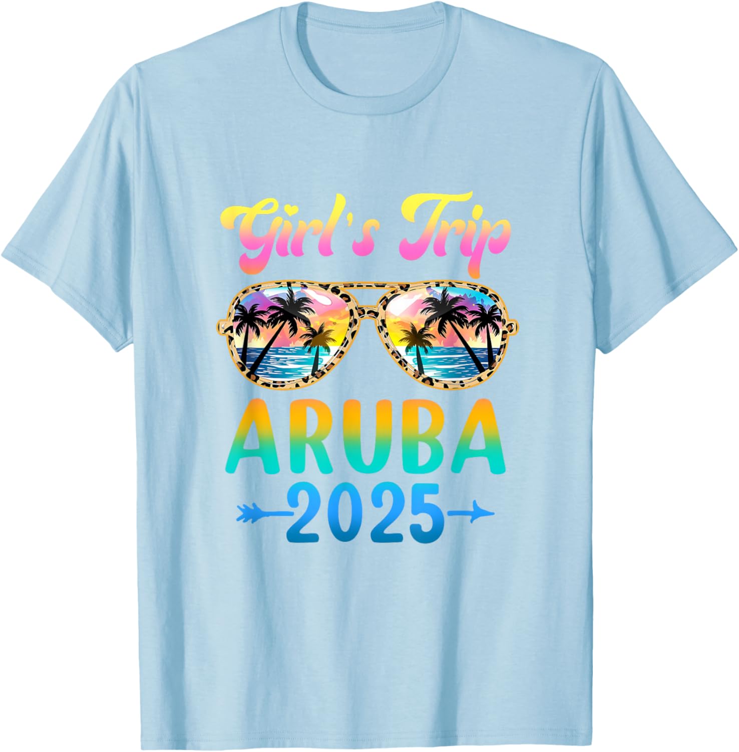 Girls Trip Aruba Summer Vacation Sunglasses T-Shirt for Fun Adventures - 22