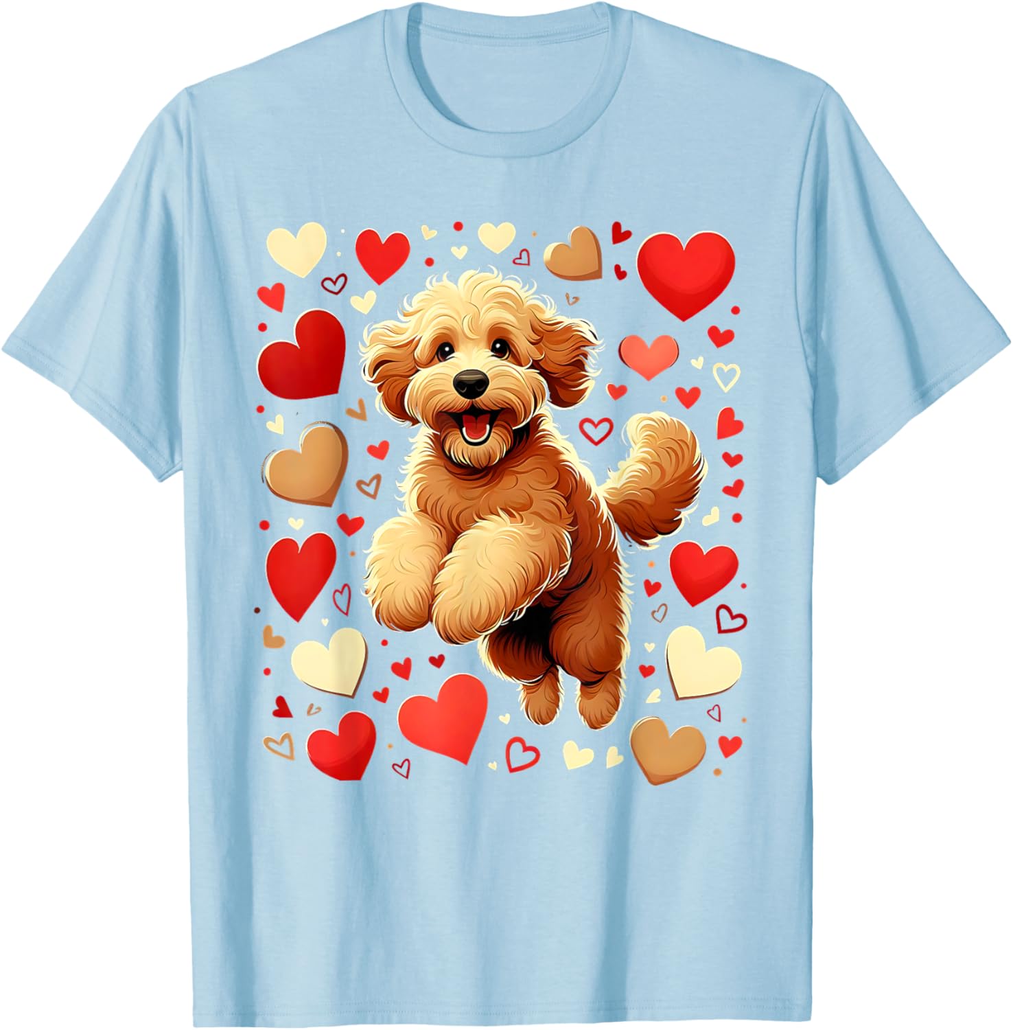 My Goldendoodle Is My Valentine Heartfelt Love T-Shirt for Dog Lovers - 10