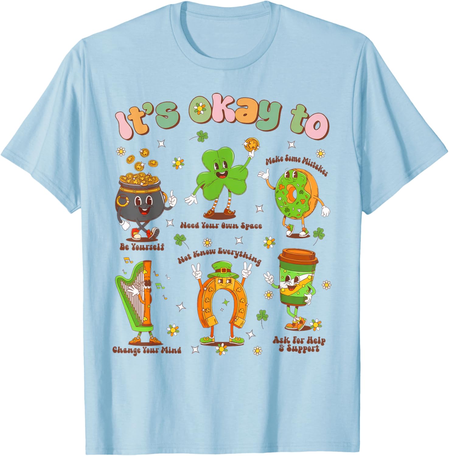 St Patrick's Day School Counselor Shamrock T-Shirt for Festive Fun - 24