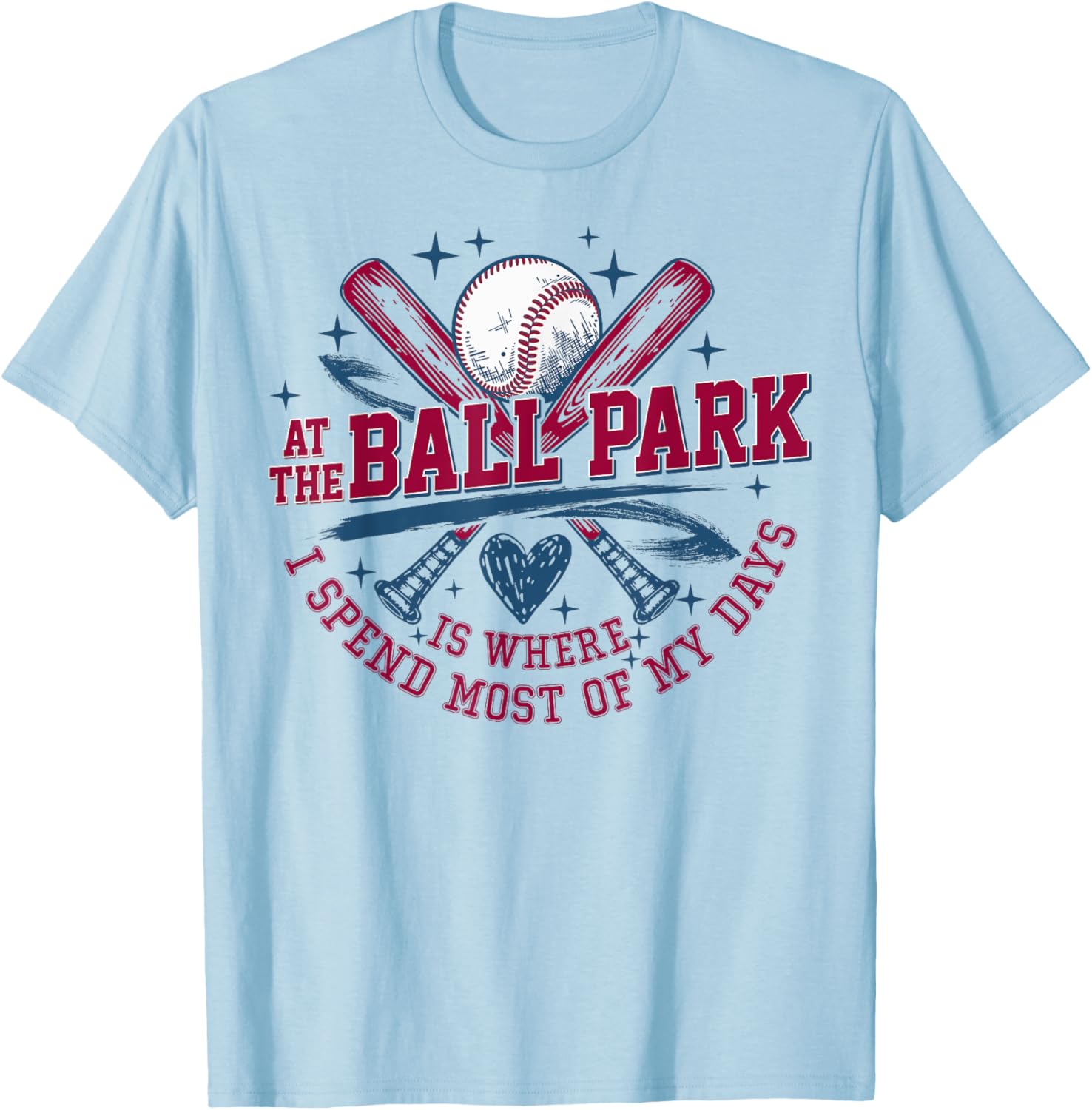 At the Ballpark T-Shirt for Sports Lovers – Perfect Game Day Apparel - 10