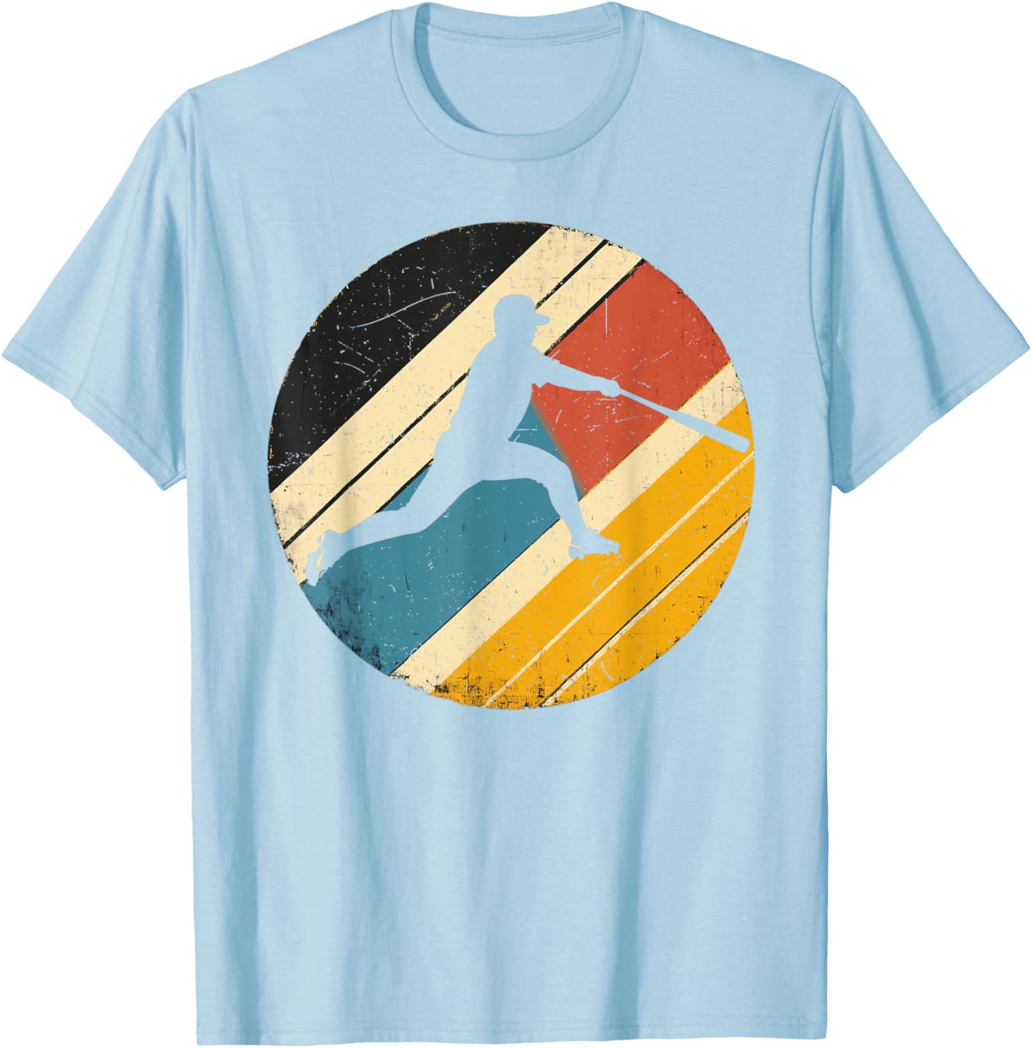 Retro Vintage Baseball Player T-Shirt for Men, Women, and Kids - 15