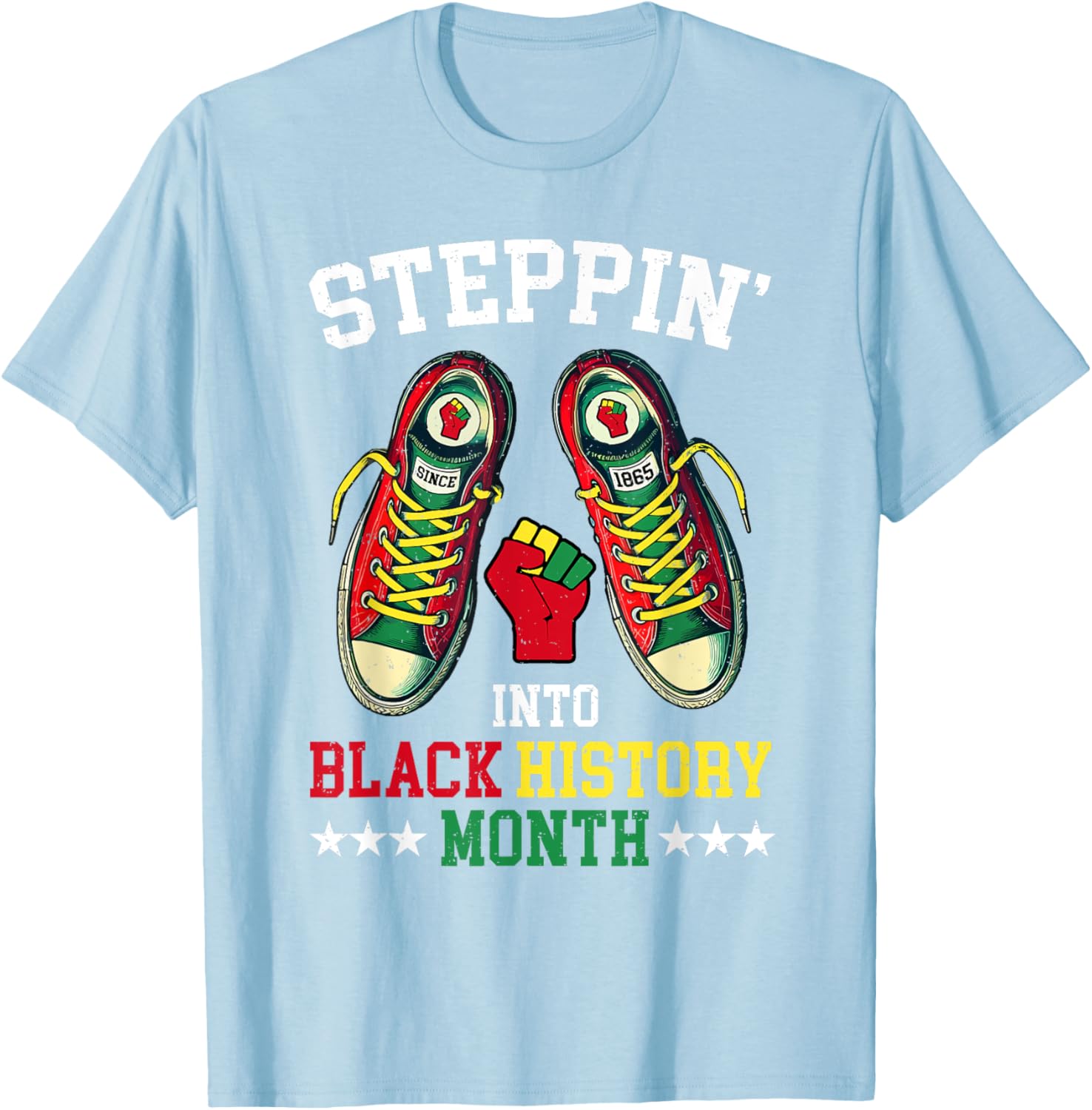 Empower Your Style with Steppin Into Black History Month T-Shirt - 8