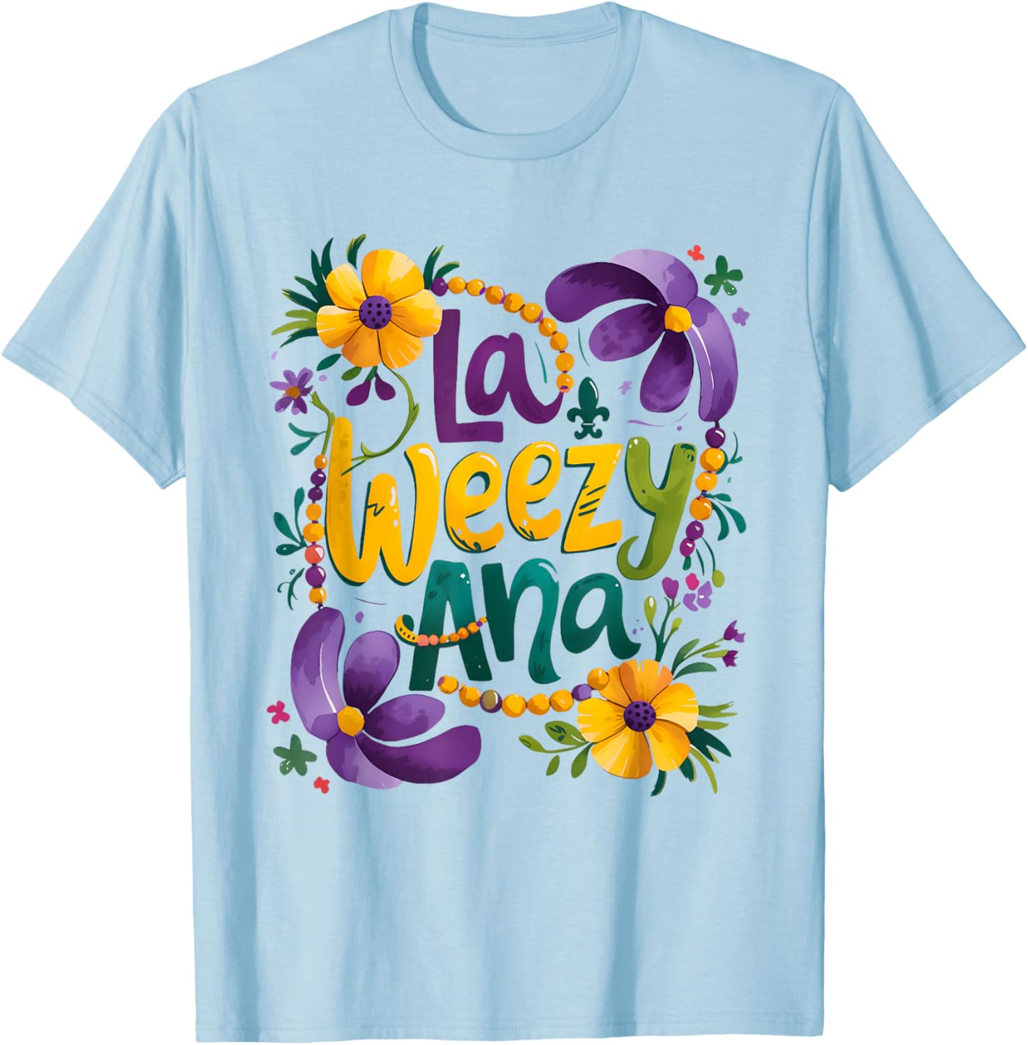 La Weezy Ana Mardi Gras Costume T-Shirt for New Orleans Celebration - 3