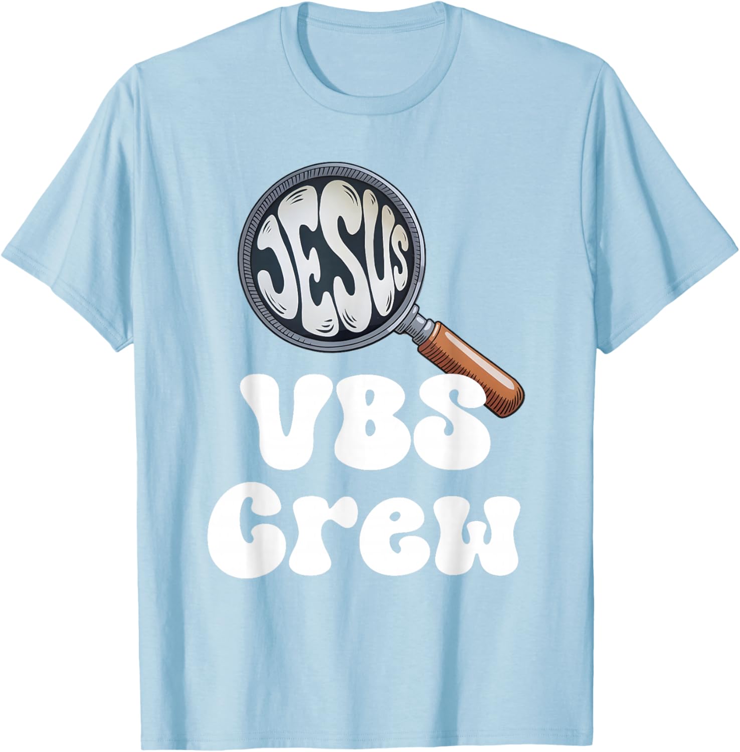 VBS Crew 2026 Hand Lens Matching Group T-Shirt for Vacation Bible School - 4