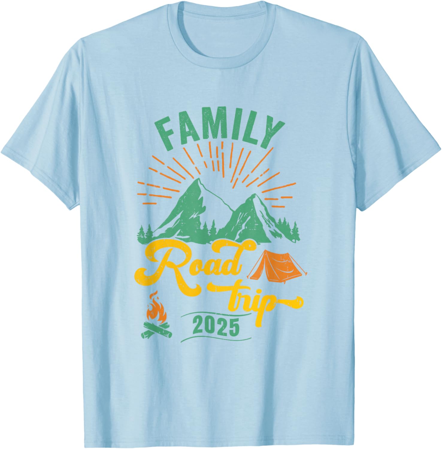 Family Road Trip Camping T-Shirt 2025 Adventure Vacation Gear - 27