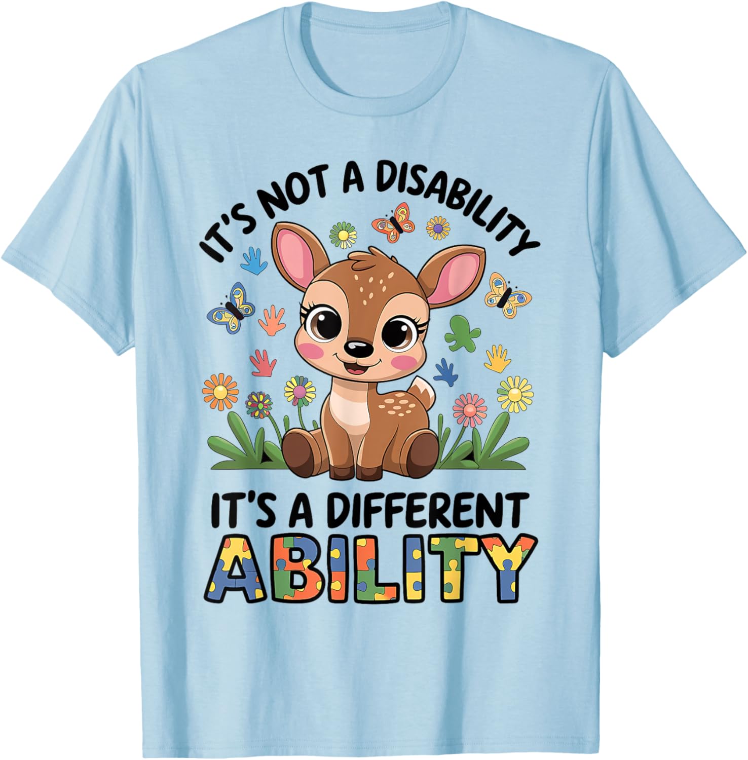 Autism Awareness T-Shirt Celebrating Different Abilities in Style - 12