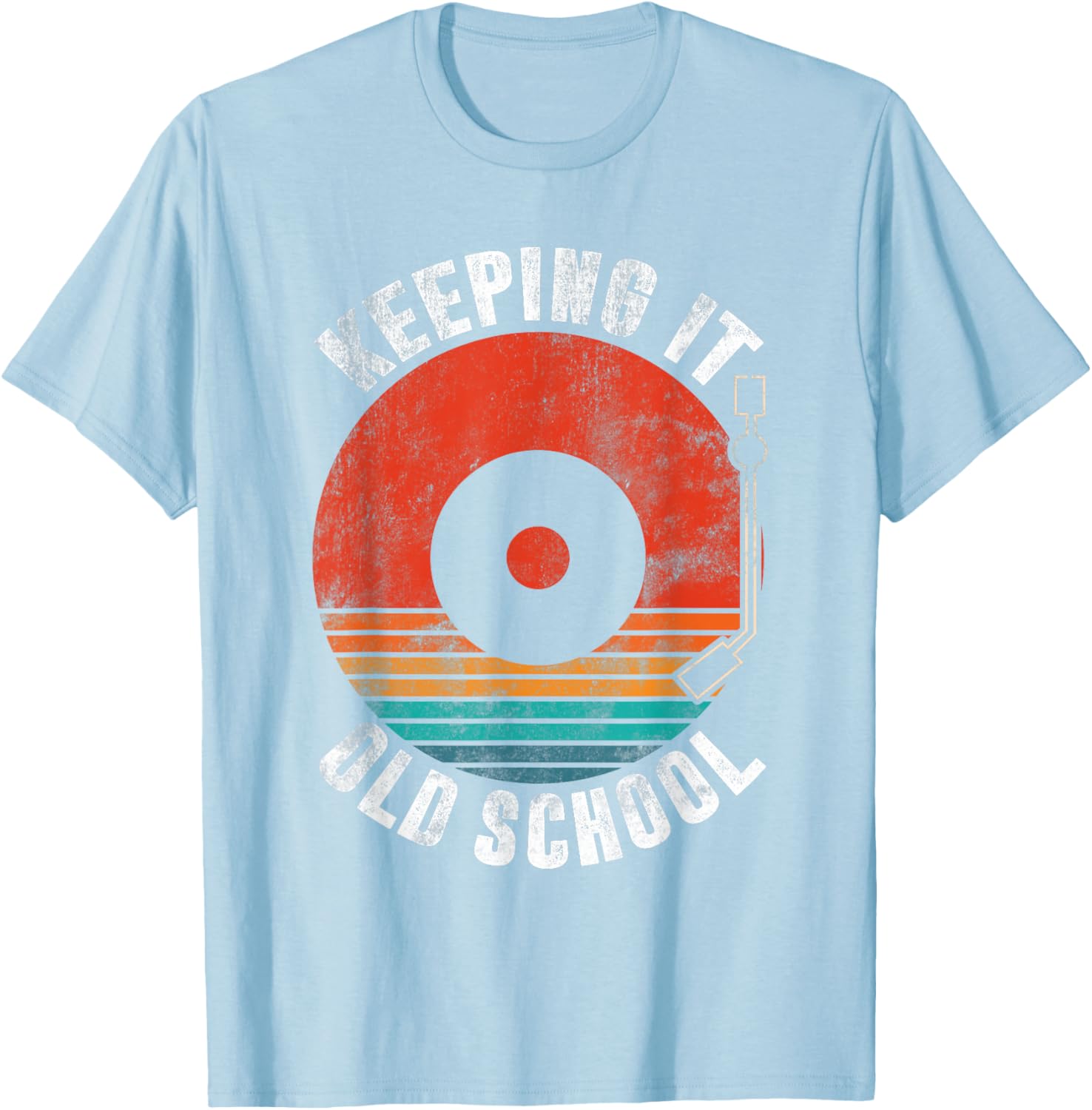 Retro Vinyl Record Player T-Shirt | Keeping It Old School Style - 3