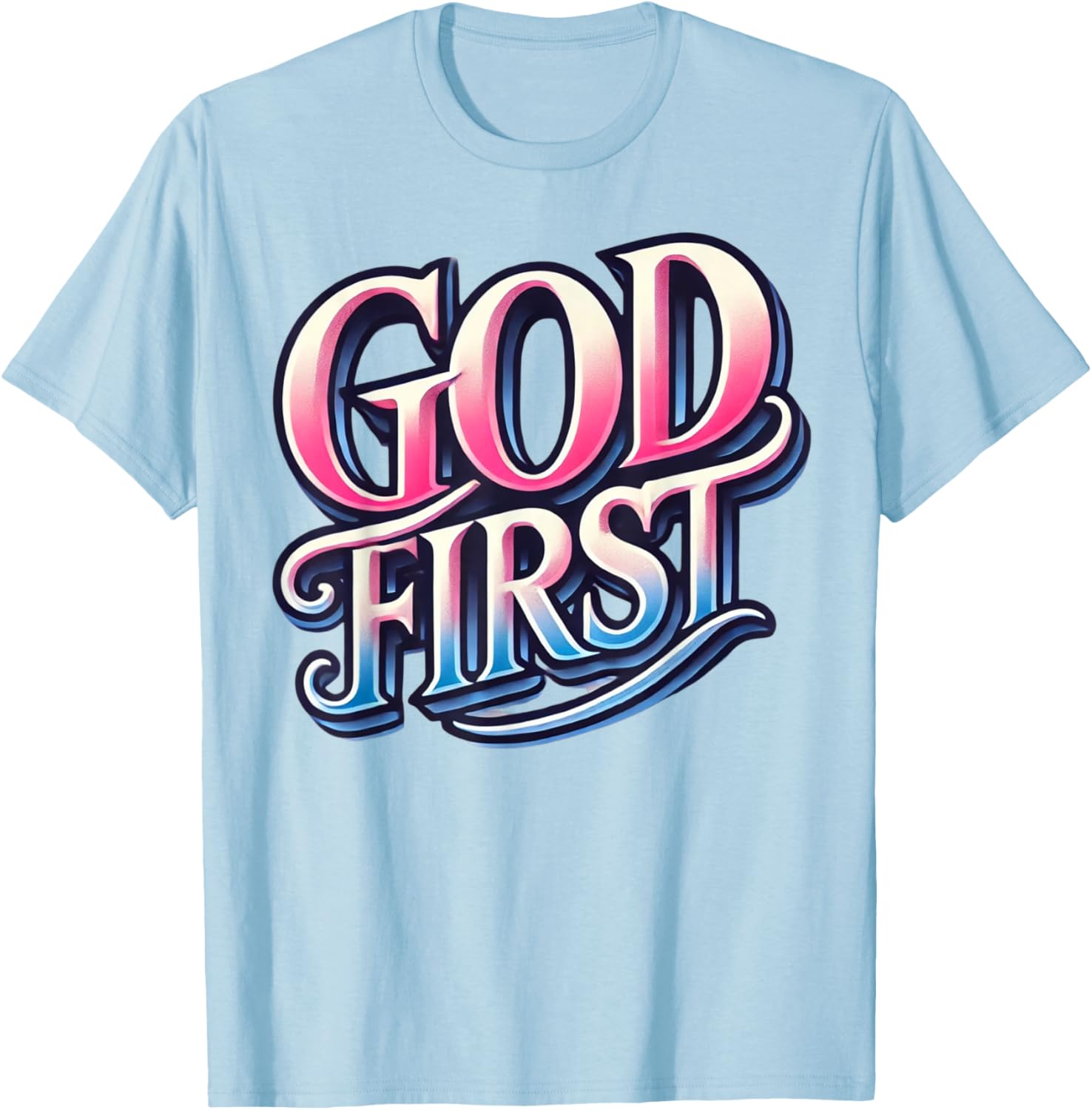 Funny Religious Family T-Shirt Unisex Modern Classic Fit Black Small - 28