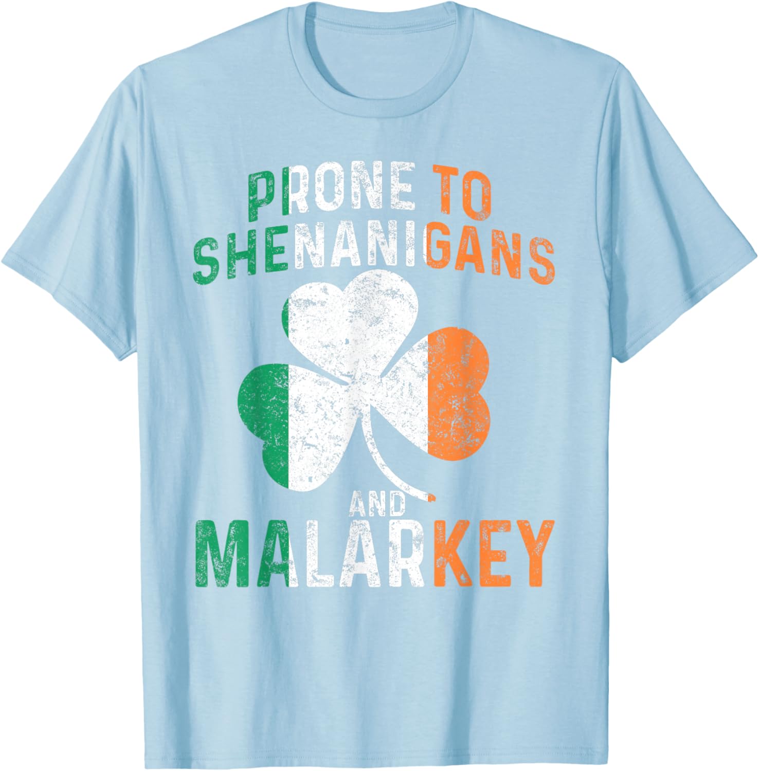 Funny St Patricks Day Boys T-Shirt Prone To Shenanigans And Malarkey - 26