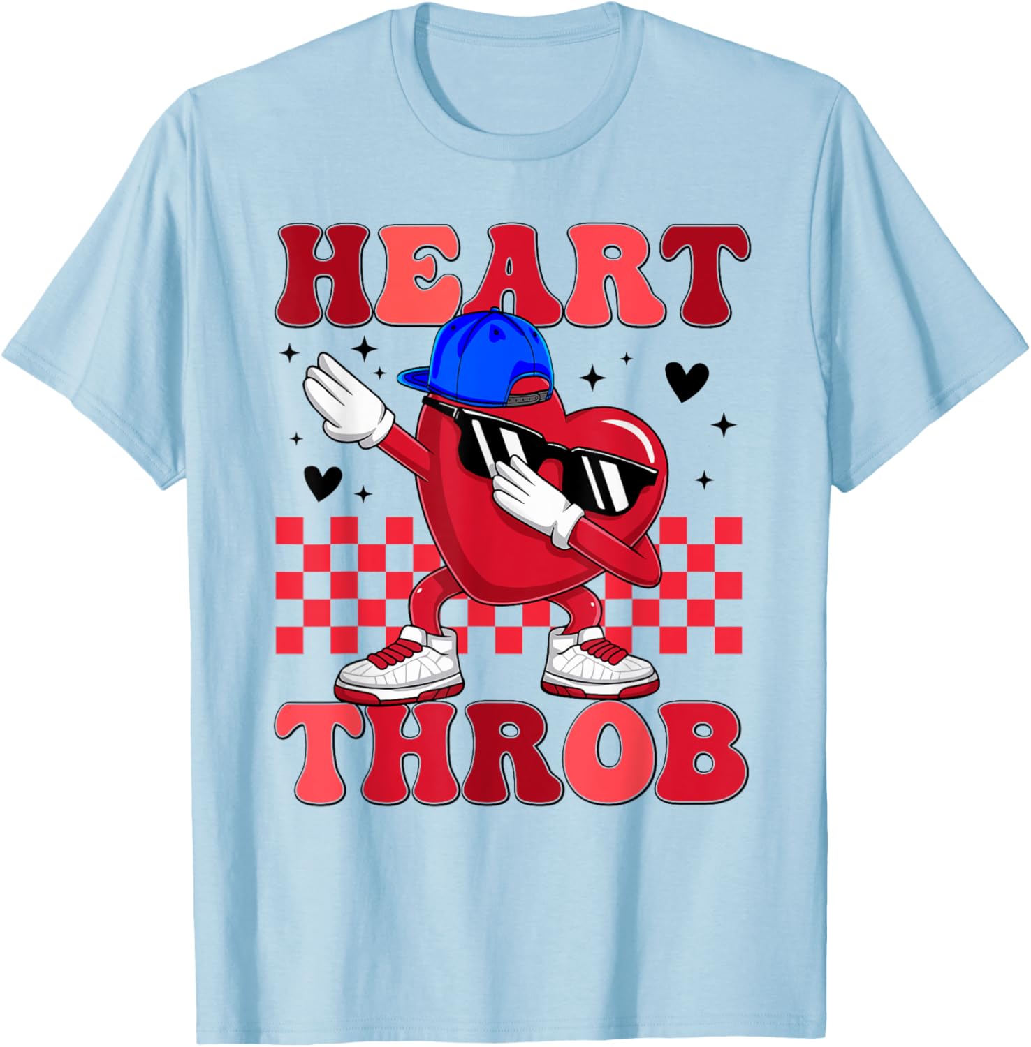 Groovy Heart Throb Valentine's Day Dabbing Toddler T-Shirt for Boys - 5