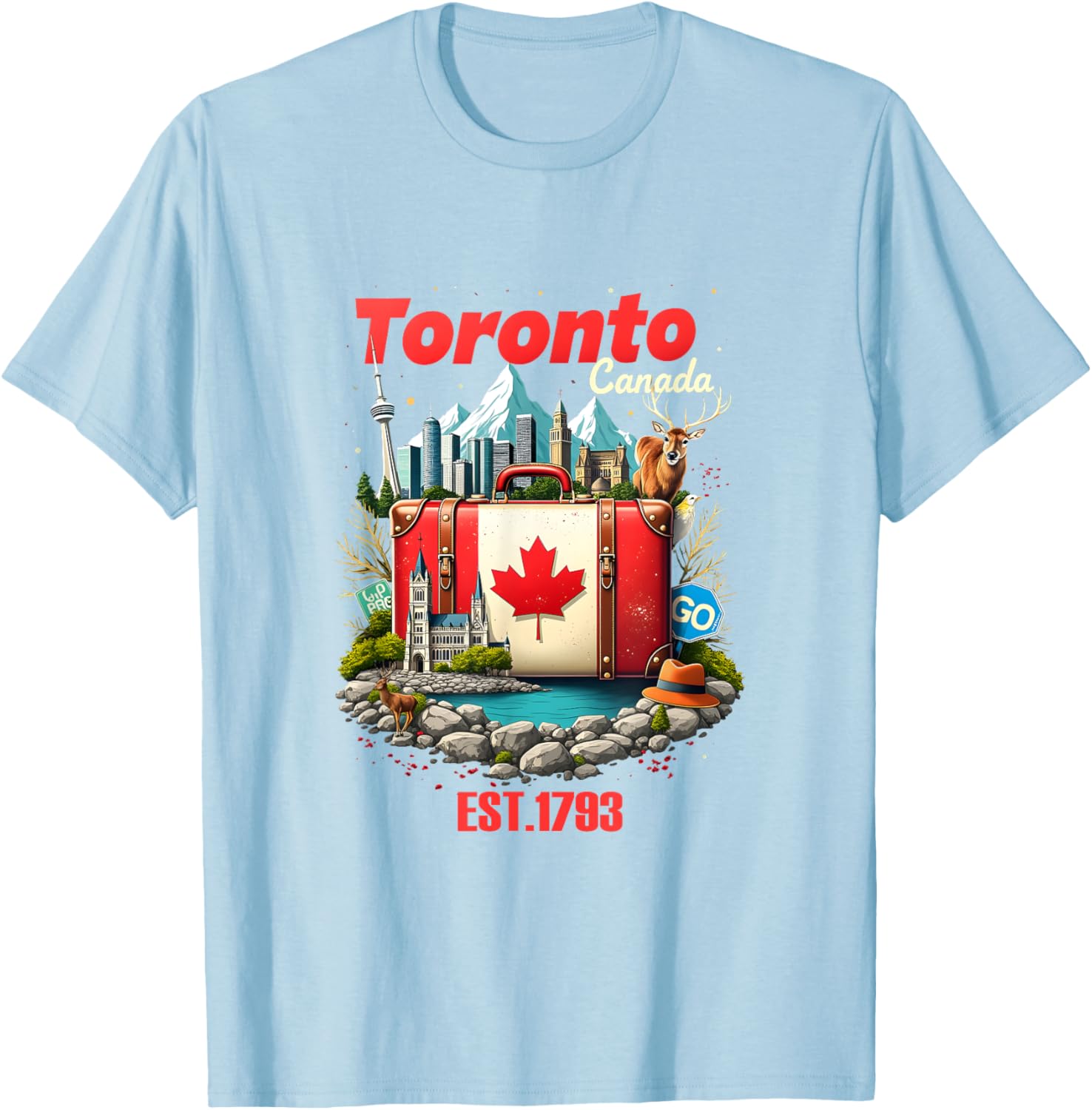 Toronto Skyline Family Vacation T-Shirt for Unforgettable Trips - 12