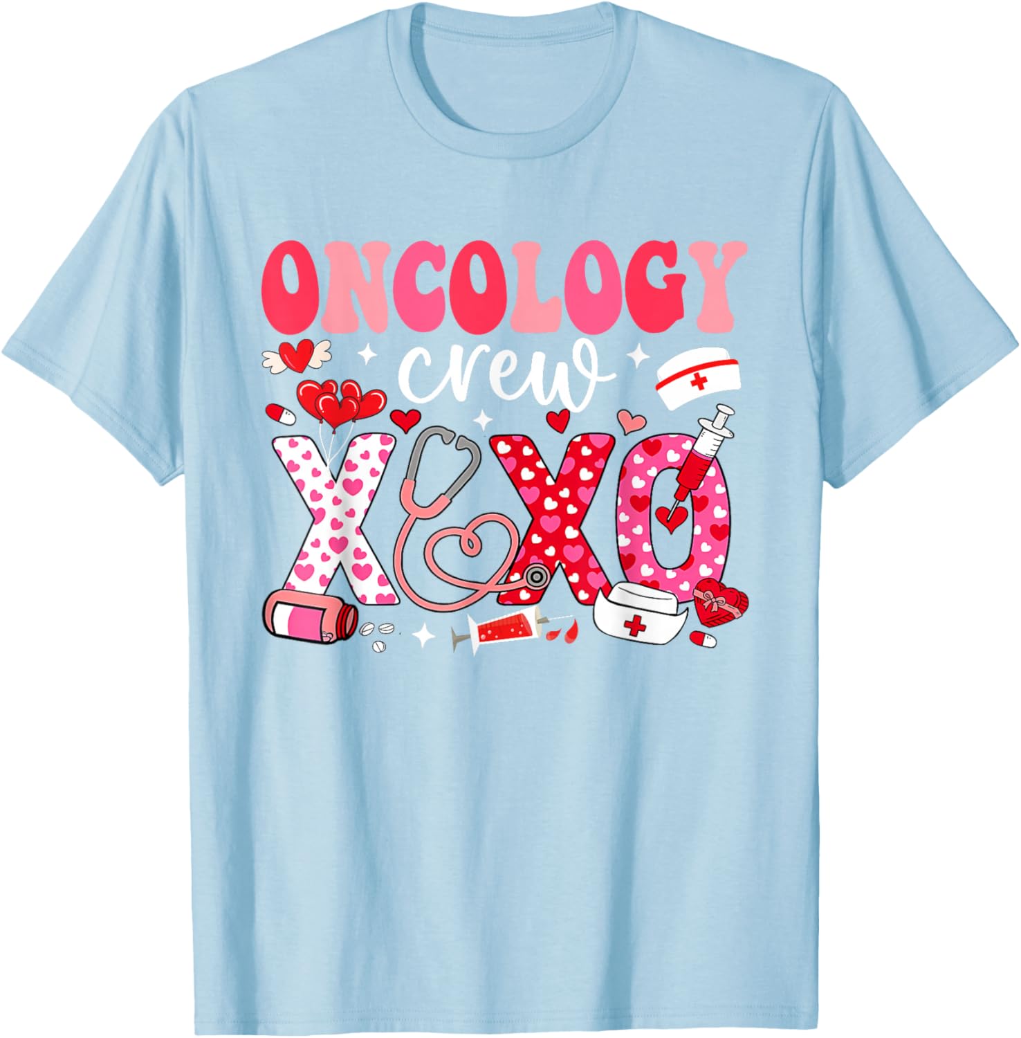 Oncology Nurse Valentines Day T-Shirt for Caring Healthcare Heroes - 2
