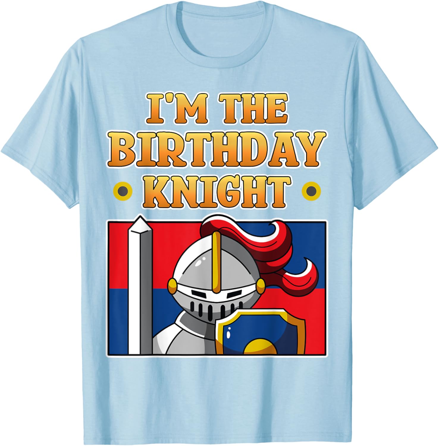 I'm The Birthday Knight Kids Medieval Armor T-Shirt for Fun Parties - 2