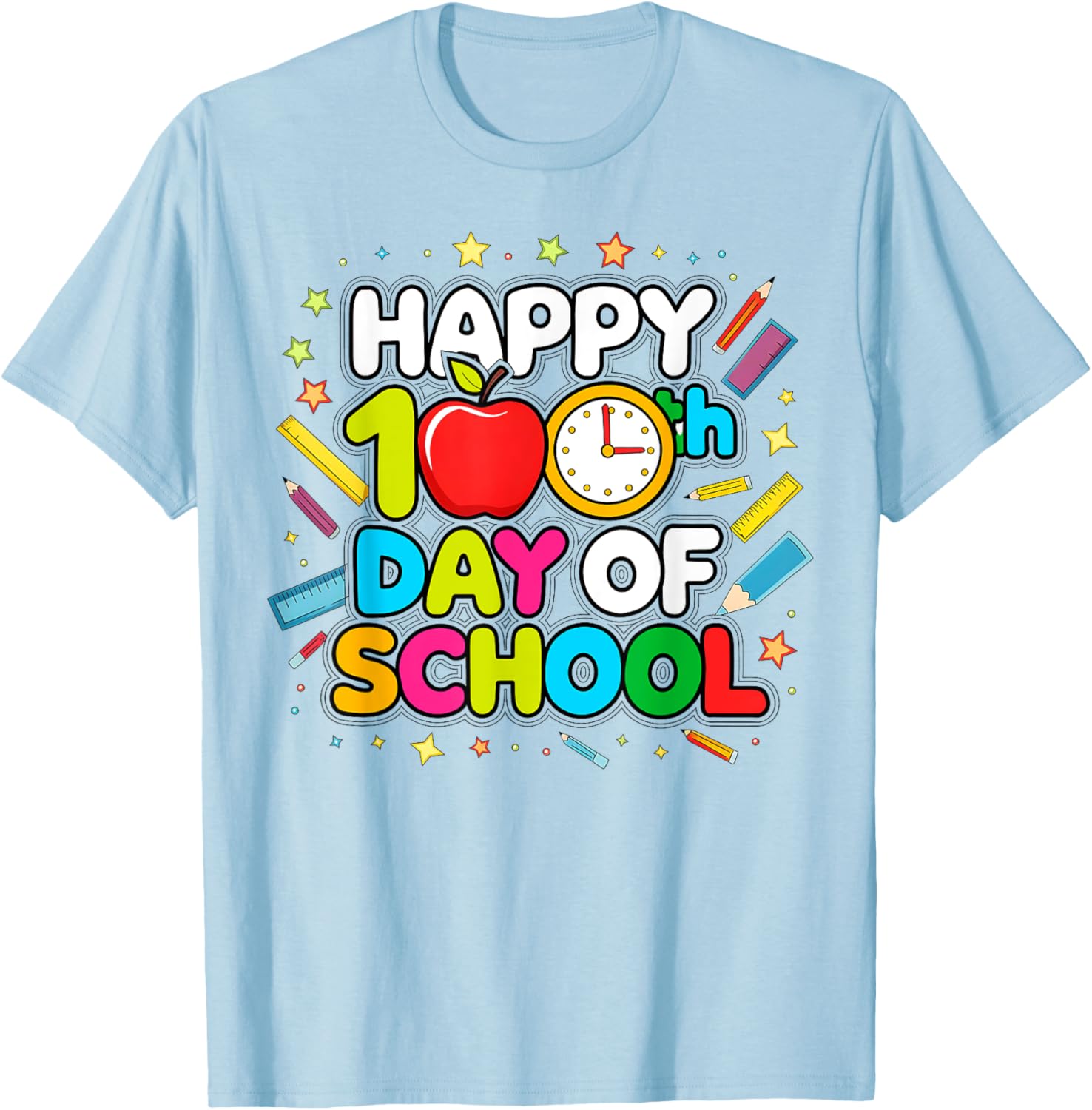 100 Days of School T-Shirt for Toddlers Perfect for Teachers and Students - 8