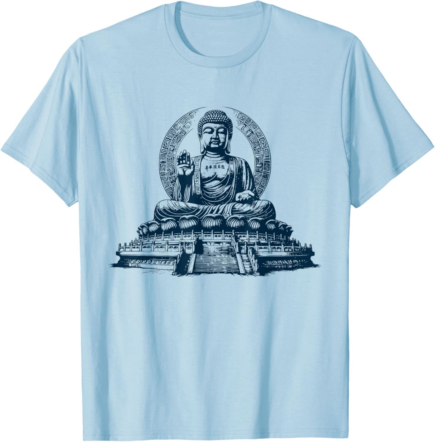 Tian Tan Buddha Graphic T-Shirt for Casual Style and Spiritual Vibes - 6