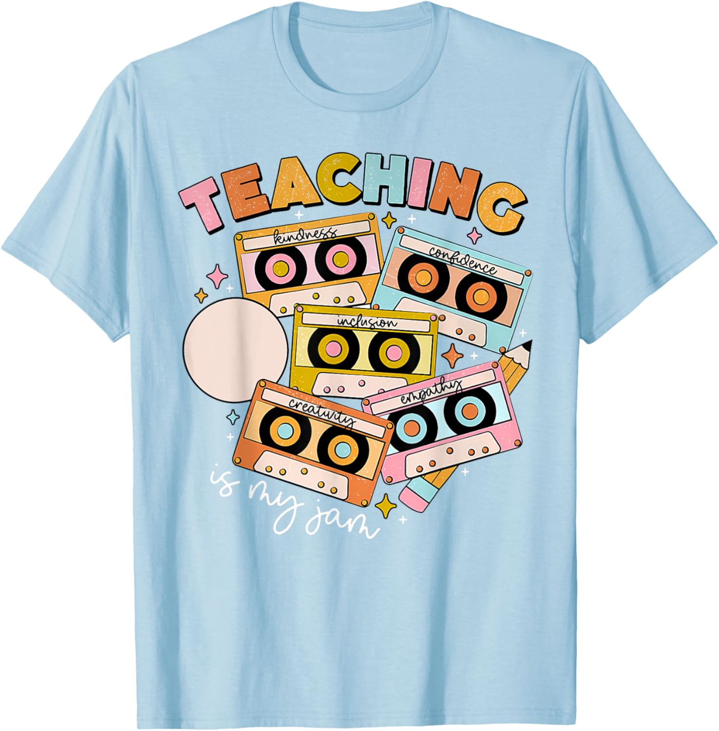 Vintage 90s Cassette Tape Music Teacher T-Shirt - Teaching Is My Jam - 8