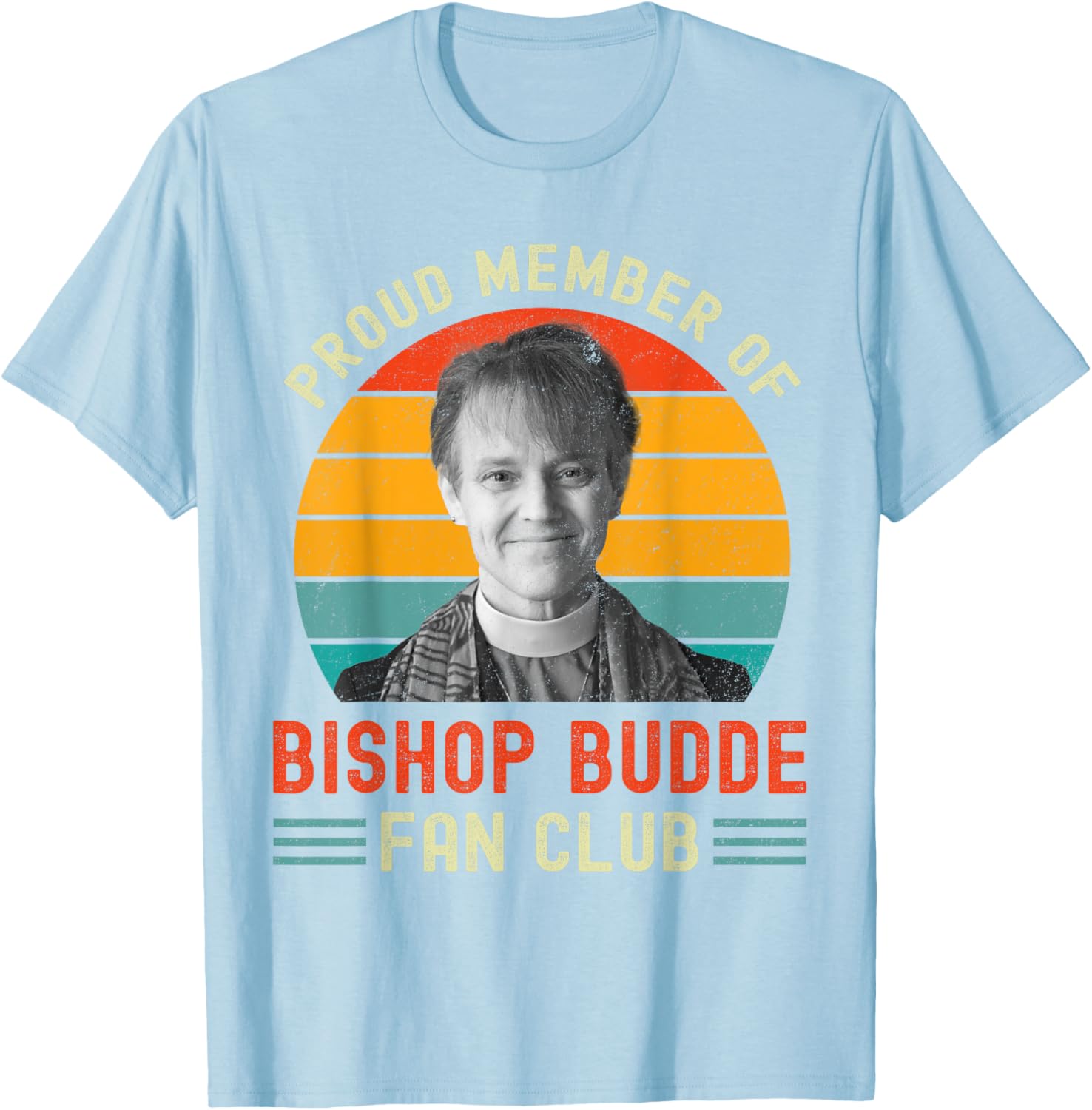 Proud Member of Bishop Budde Fan Club Vintage US Flag T-Shirt - 7