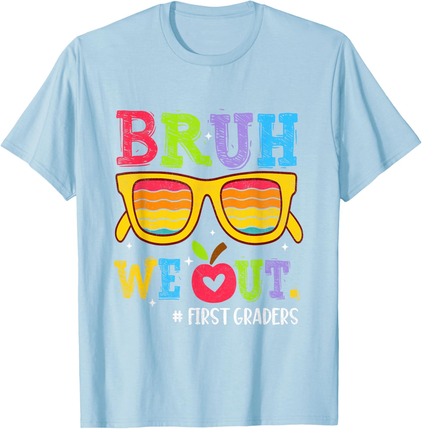 Bruh We Out First Graders Graduation T-Shirt Perfect for 1st Grade Celebrate - 17
