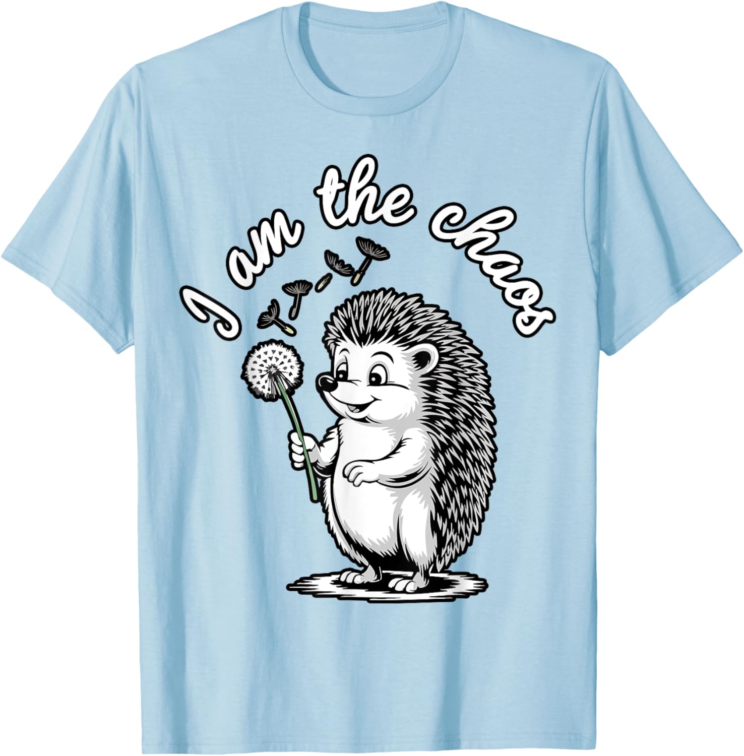 Funny Hedgehog Dandelion T-Shirt for Sarcastic Animal Lovers - 14