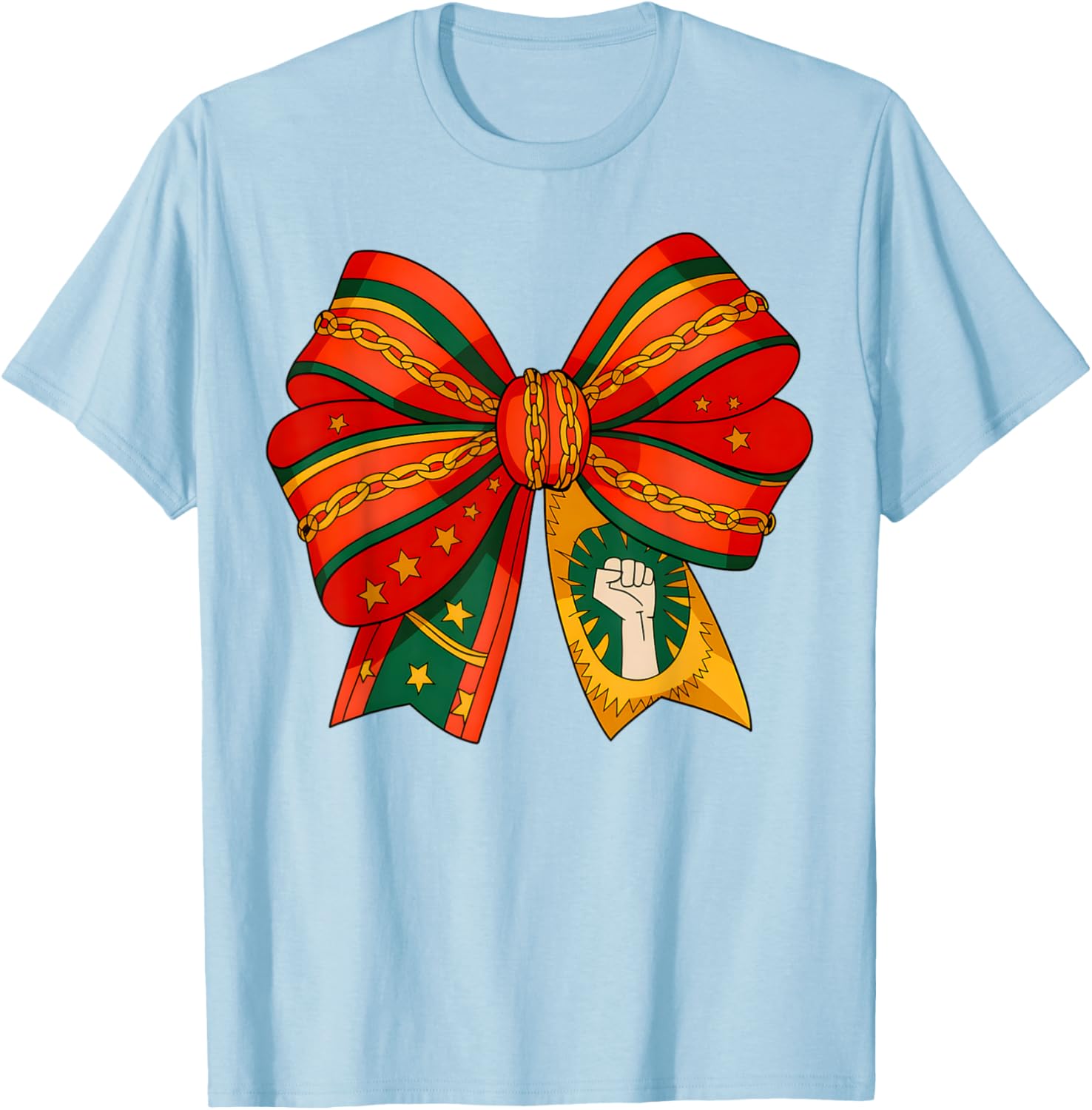 Black History Coquette Bow T-Shirt for Women and Kids Stylish Apparel - 20