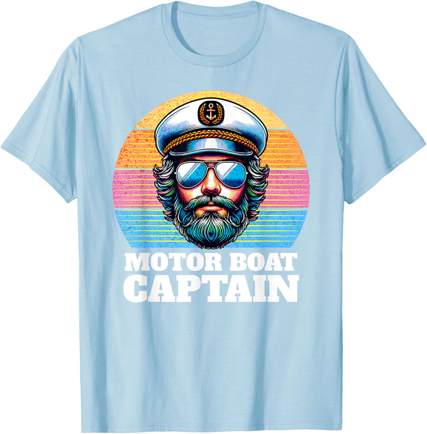 Funny Motor Boat Captain T-Shirt for Men and Women, Nautical Humor Apparel - 9