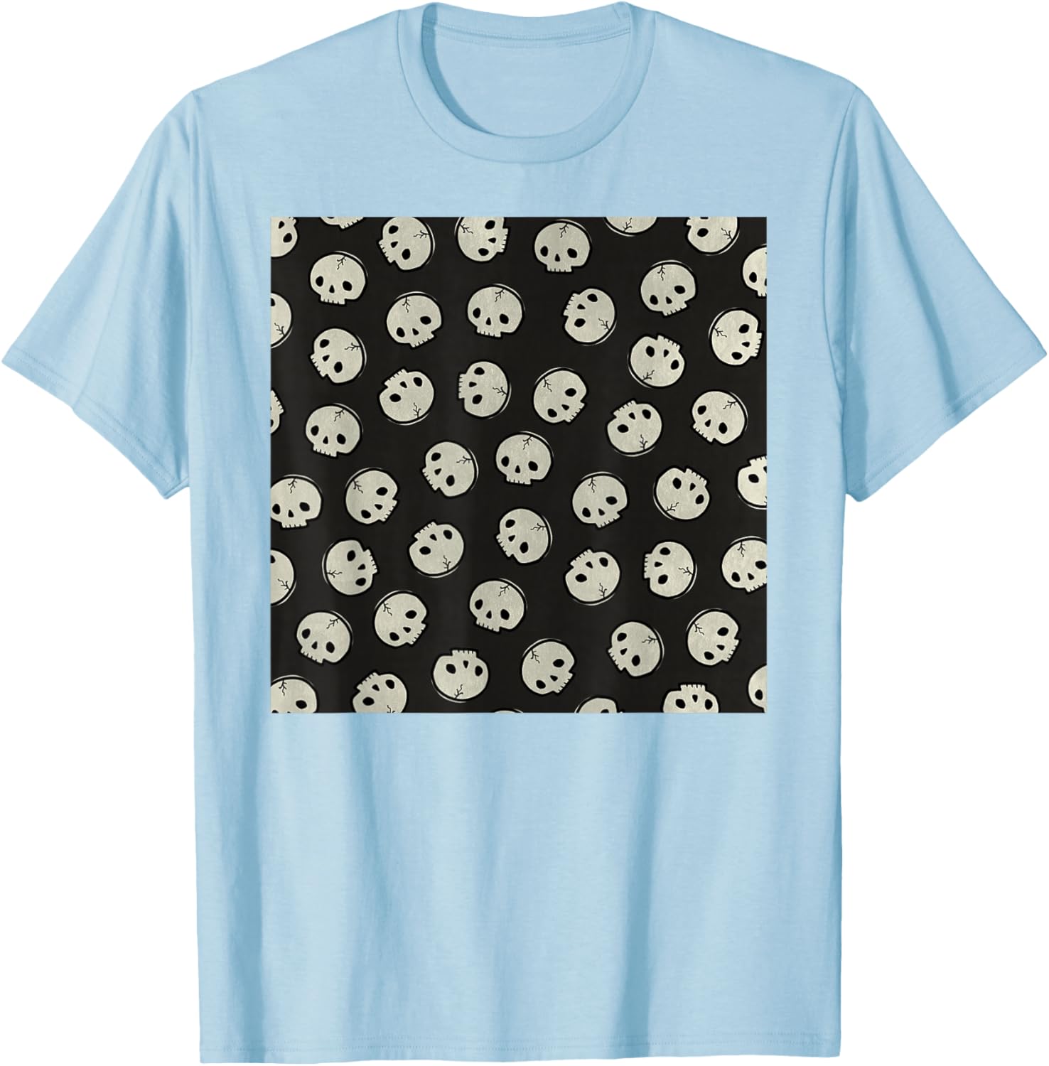 Trendy Cecelia Hotzler Skull Pattern Graphic T-Shirt for Unique Style - 9