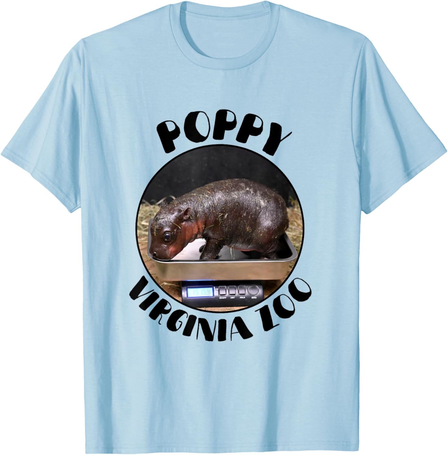 Poppy Virginia Zoo Pygmy Hippo T-Shirt Adorable Baby Hippo Shirt - 22