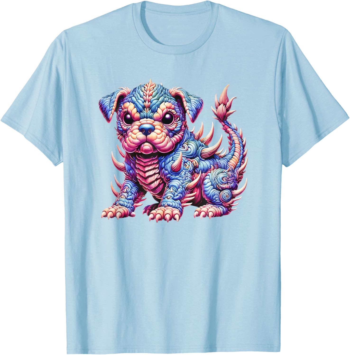 Imaginative Puppy Dog Monster T-Shirt Fun Chimerical Creature Design - 16