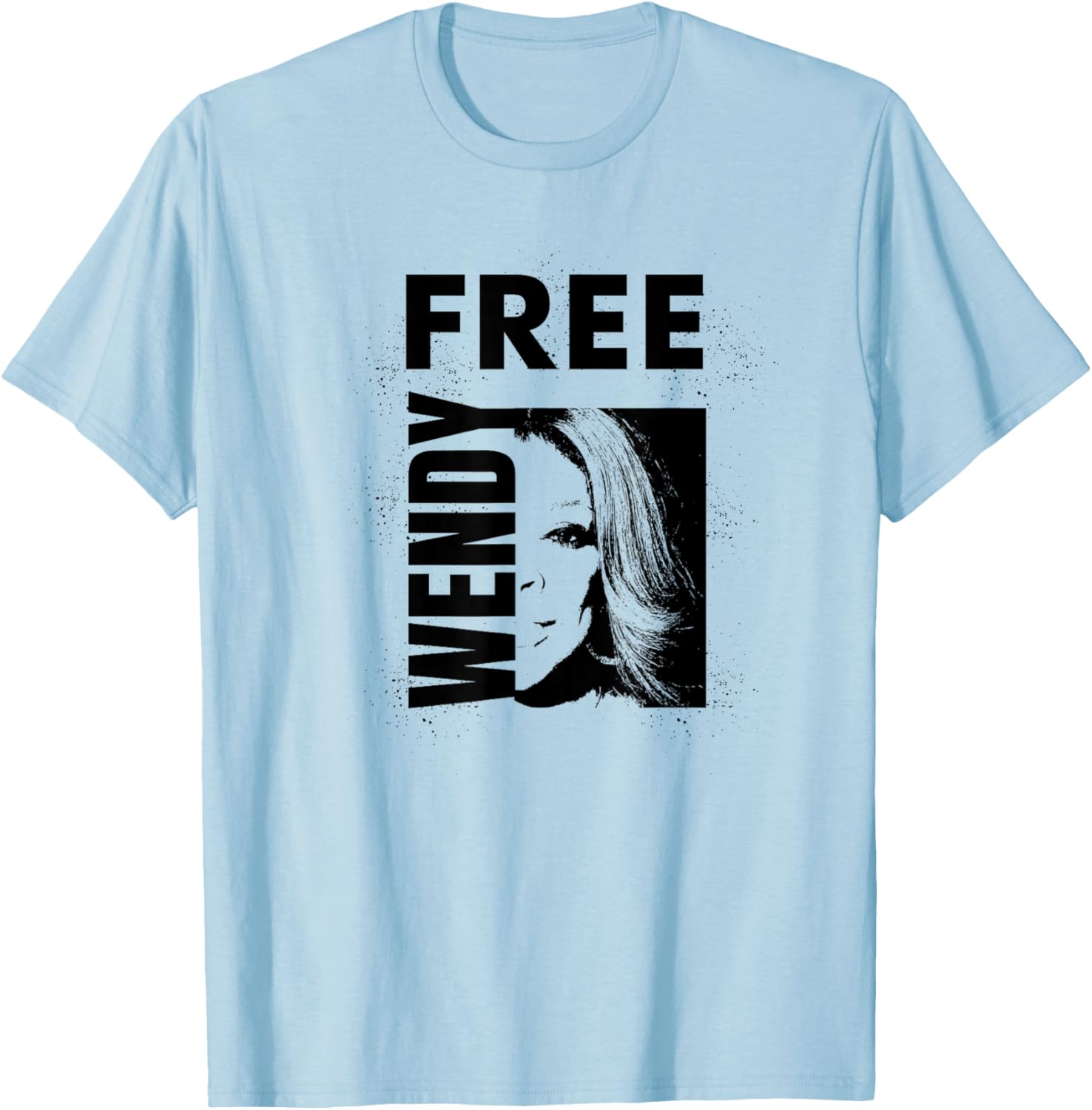 Free Wendy Outline Square Design T-Shirt for Trendy Casual Style - 12