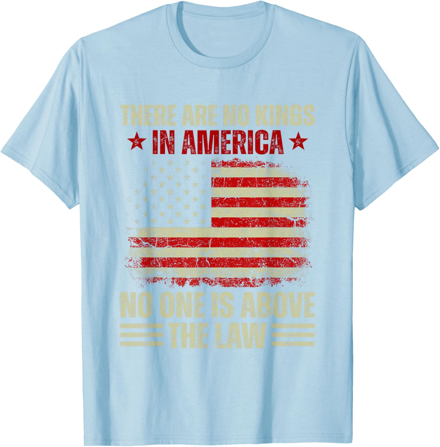 No Kings In America T-Shirt – Law and Justice Graphic Tee for Everyone - 15