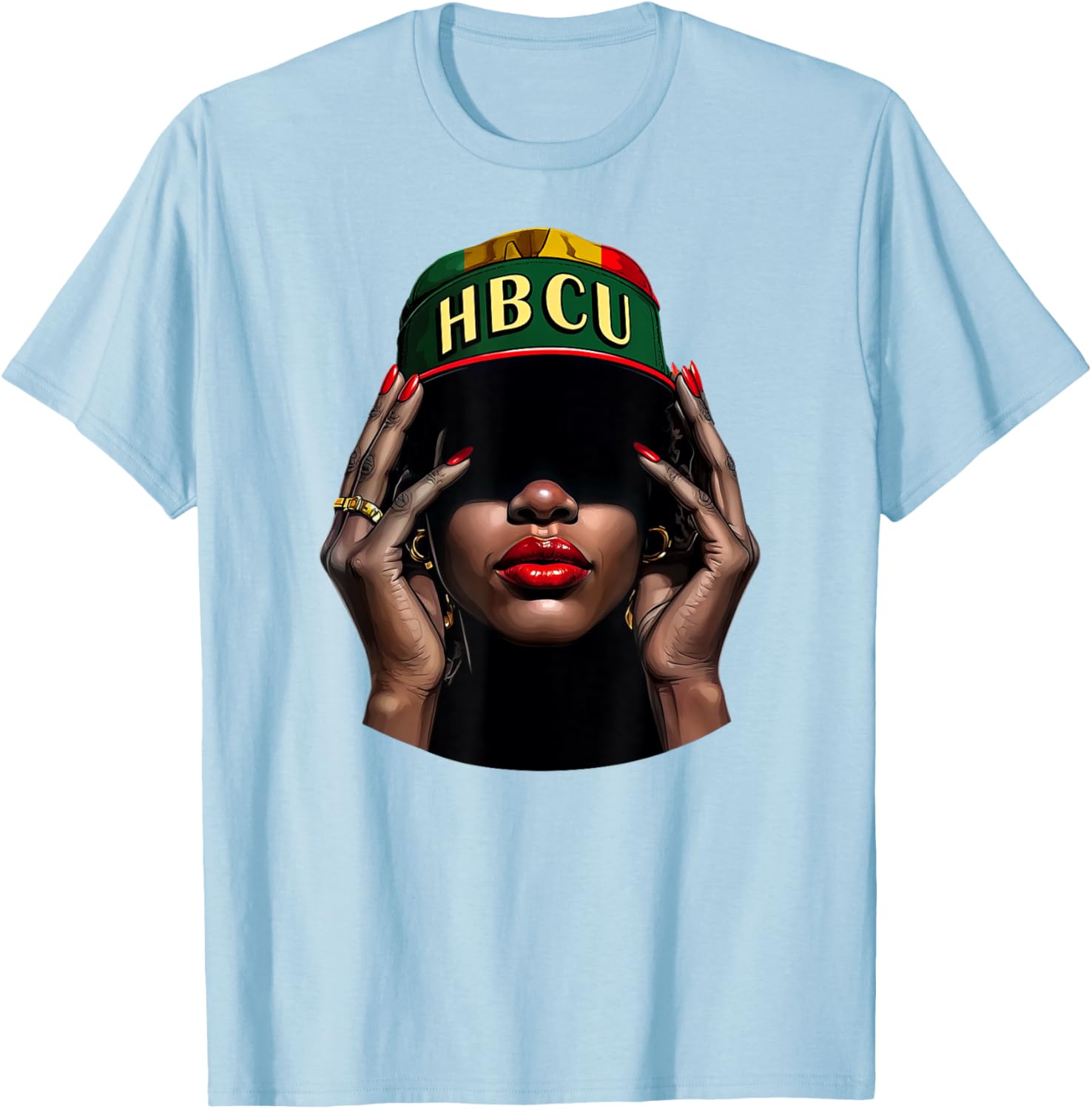 HBCU Beautiful Black Educated Girl Black History Month T-Shirt - 22